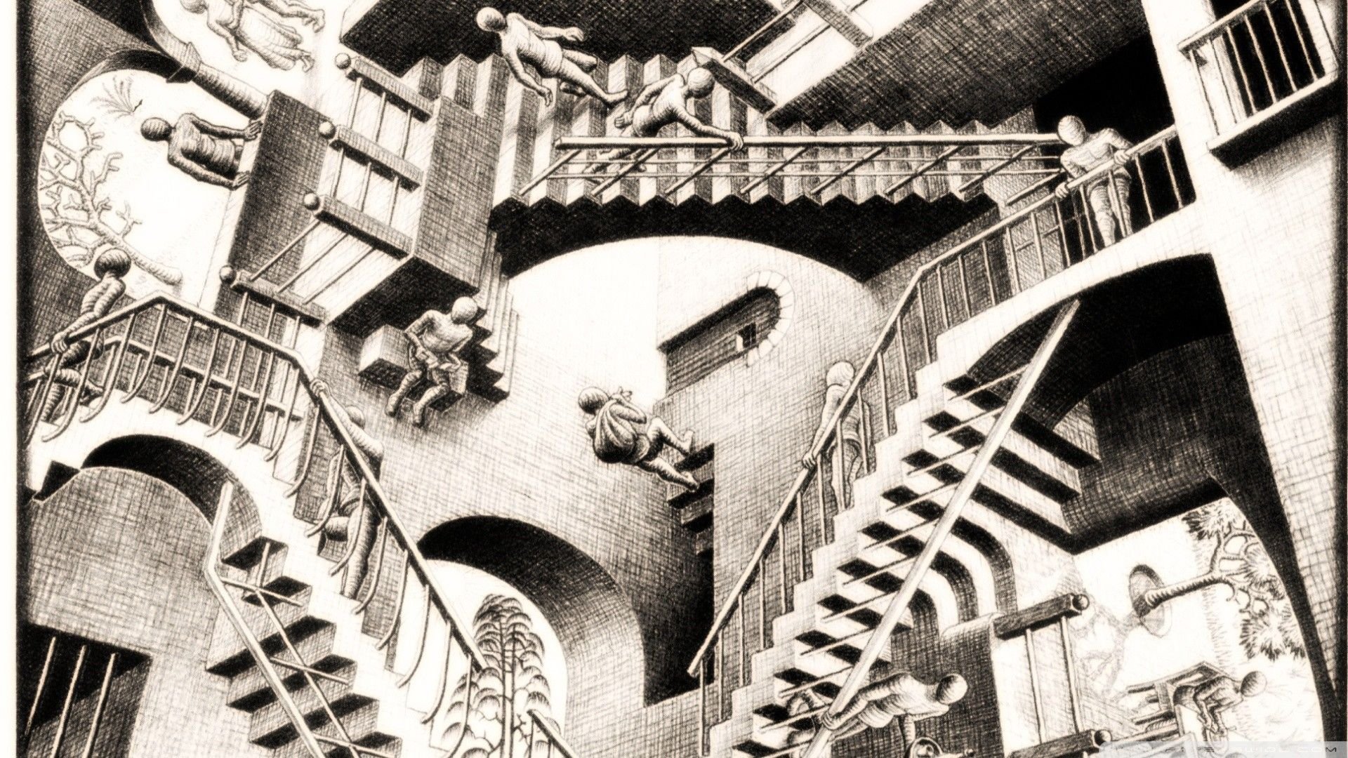 Mc Escher Wall Paper Wallpapers