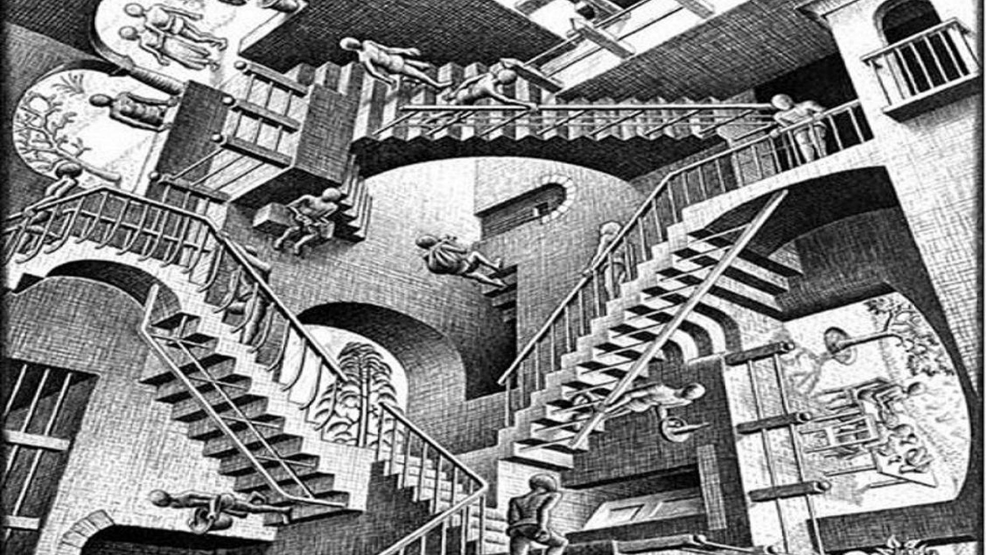 Mc Escher Wall Paper Wallpapers