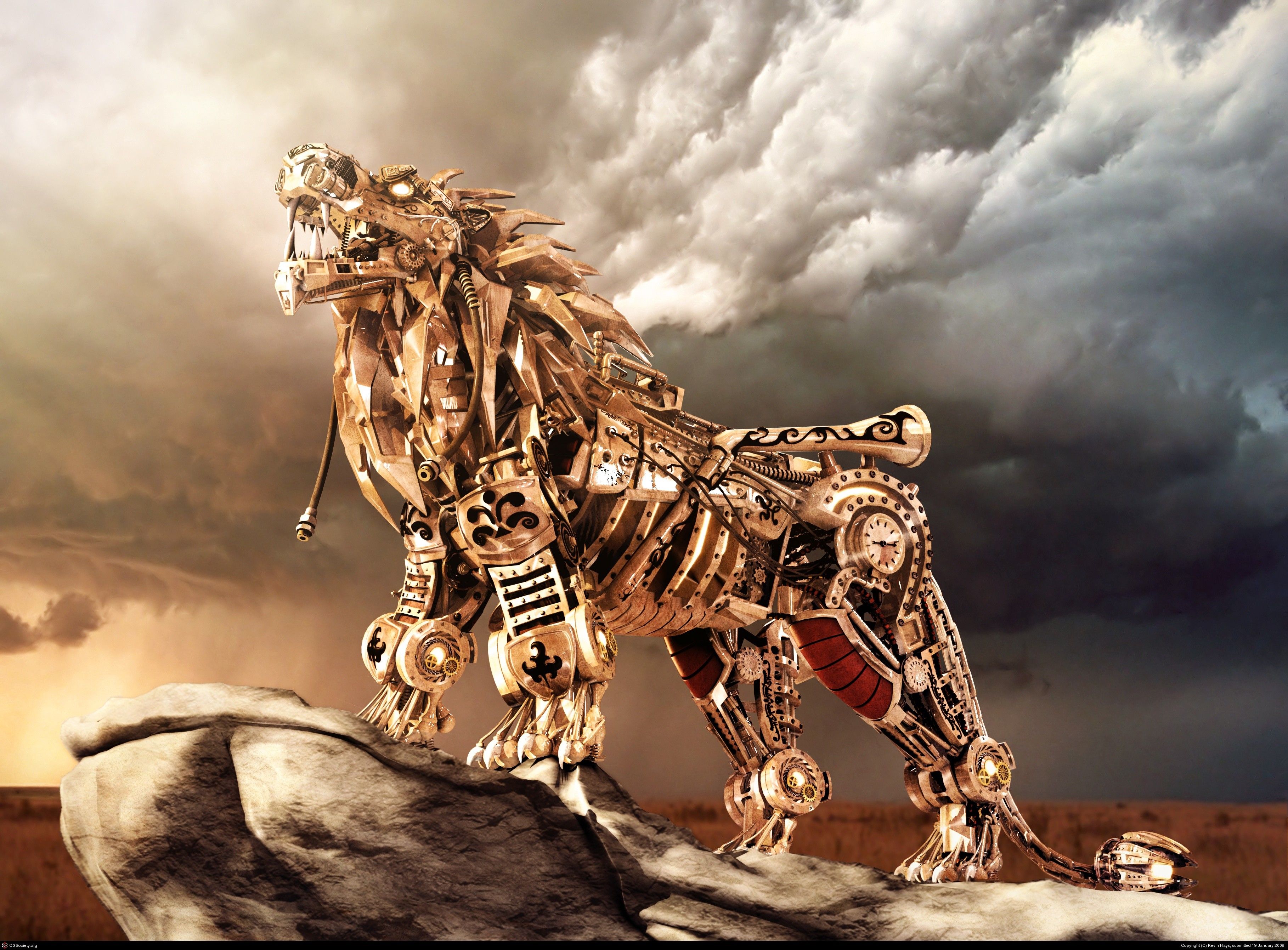 Mecha Lion Wallpapers