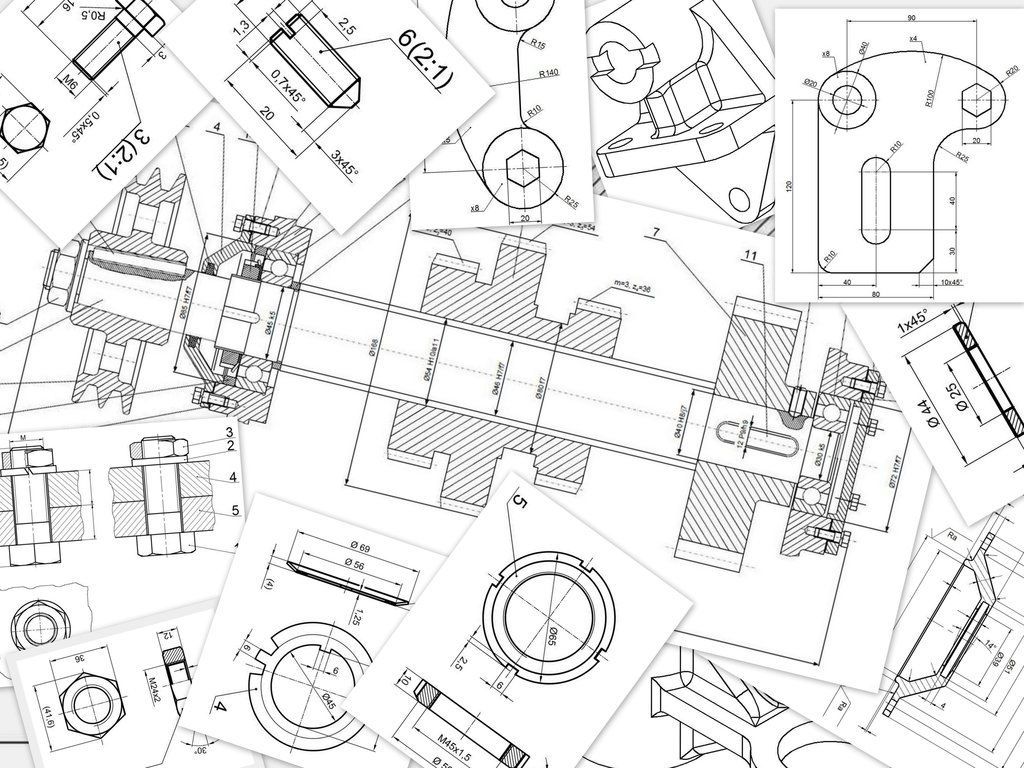 Mechanical Drawing Art Wallpapers