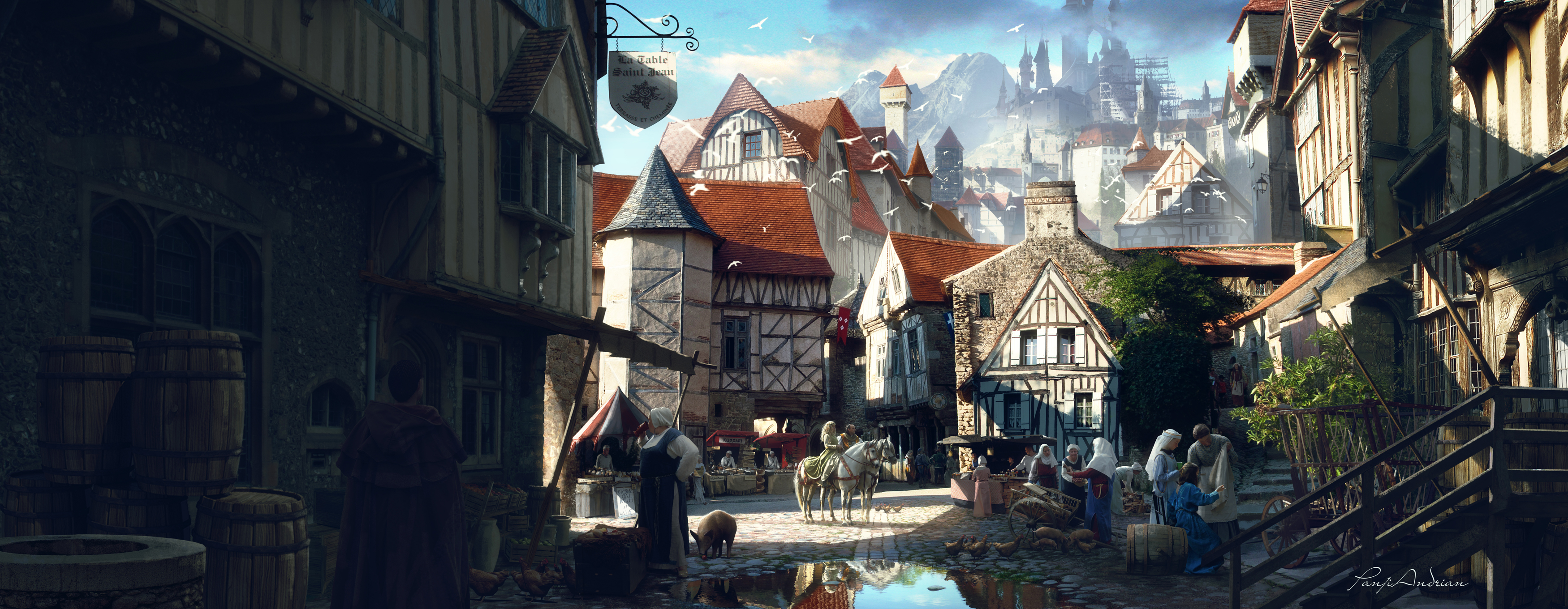 Medieval Town Wallpapers