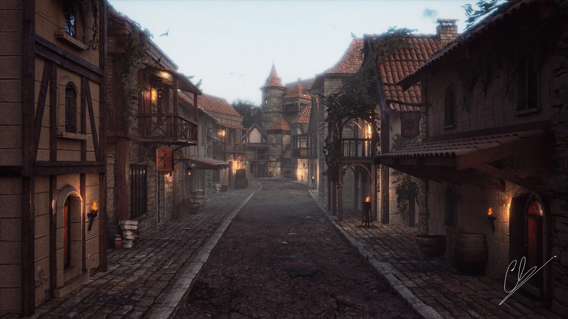 Medieval Town Wallpapers