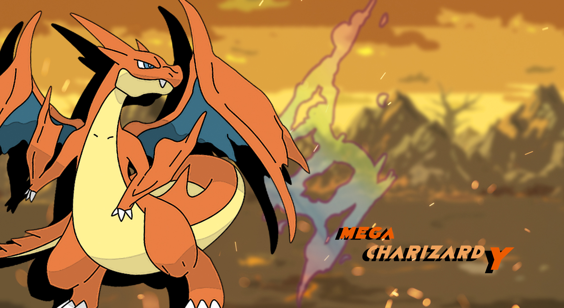 Mega Charizard Y Wallpapers