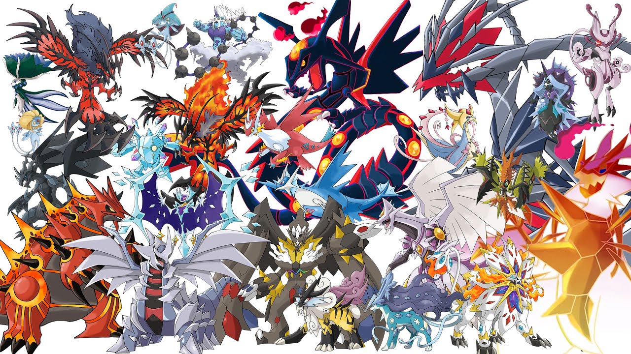 Mega Shiny Legendary Pokemon Wallpapers