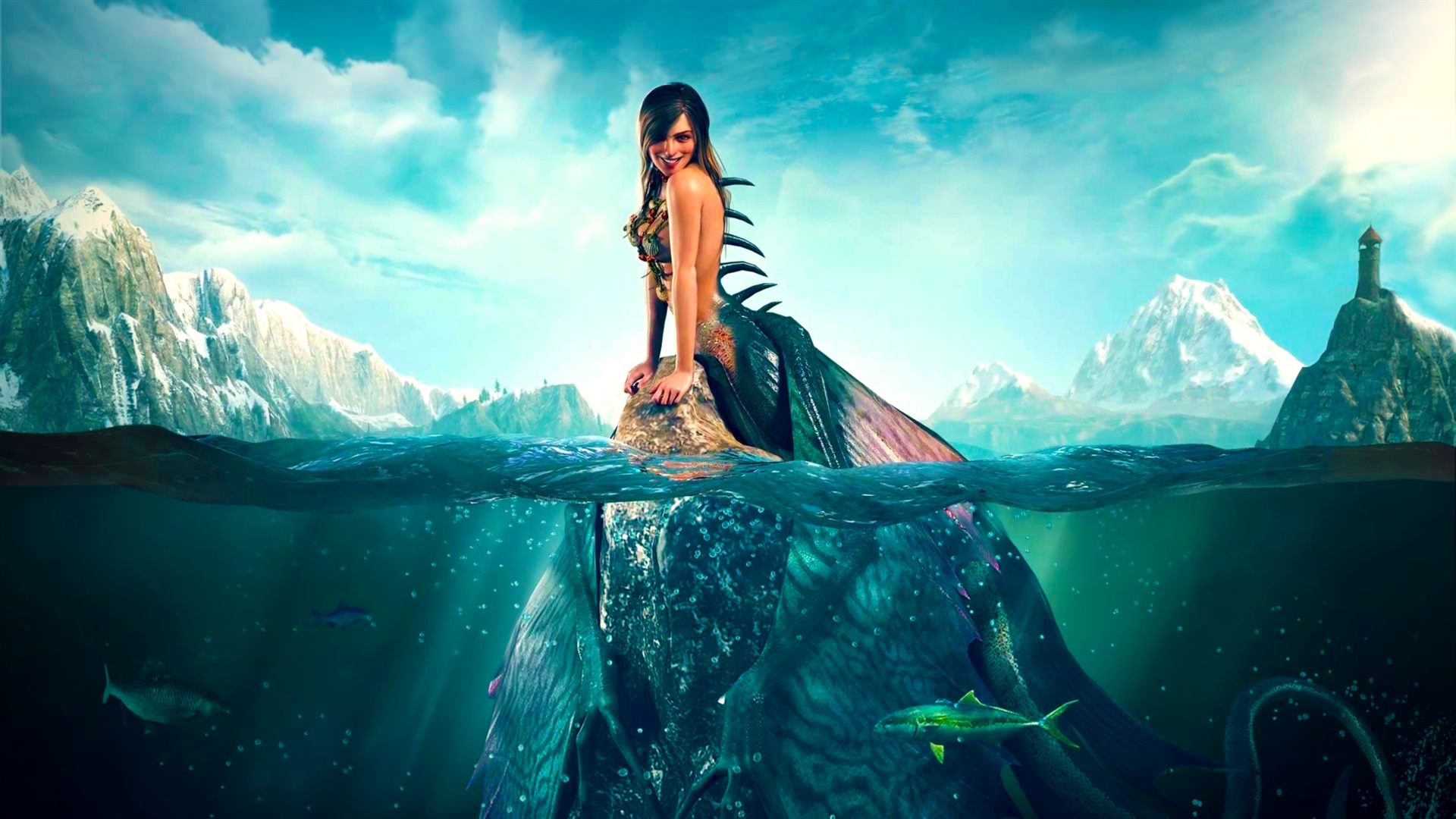 Mermaid Fantasy Art Wallpapers