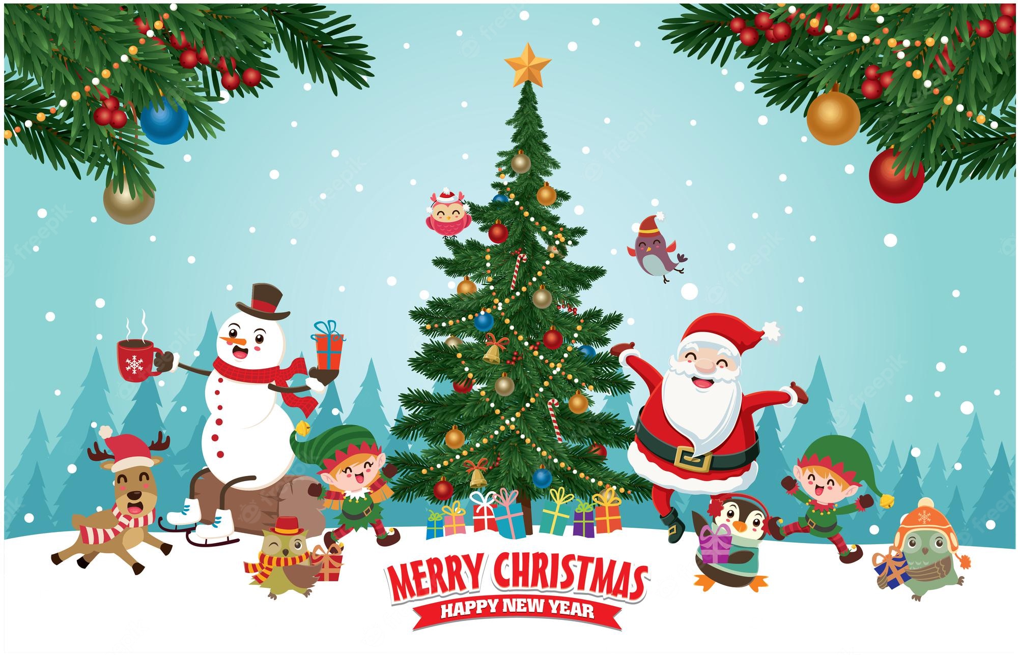 Merry Christmas Owl Images Wallpapers