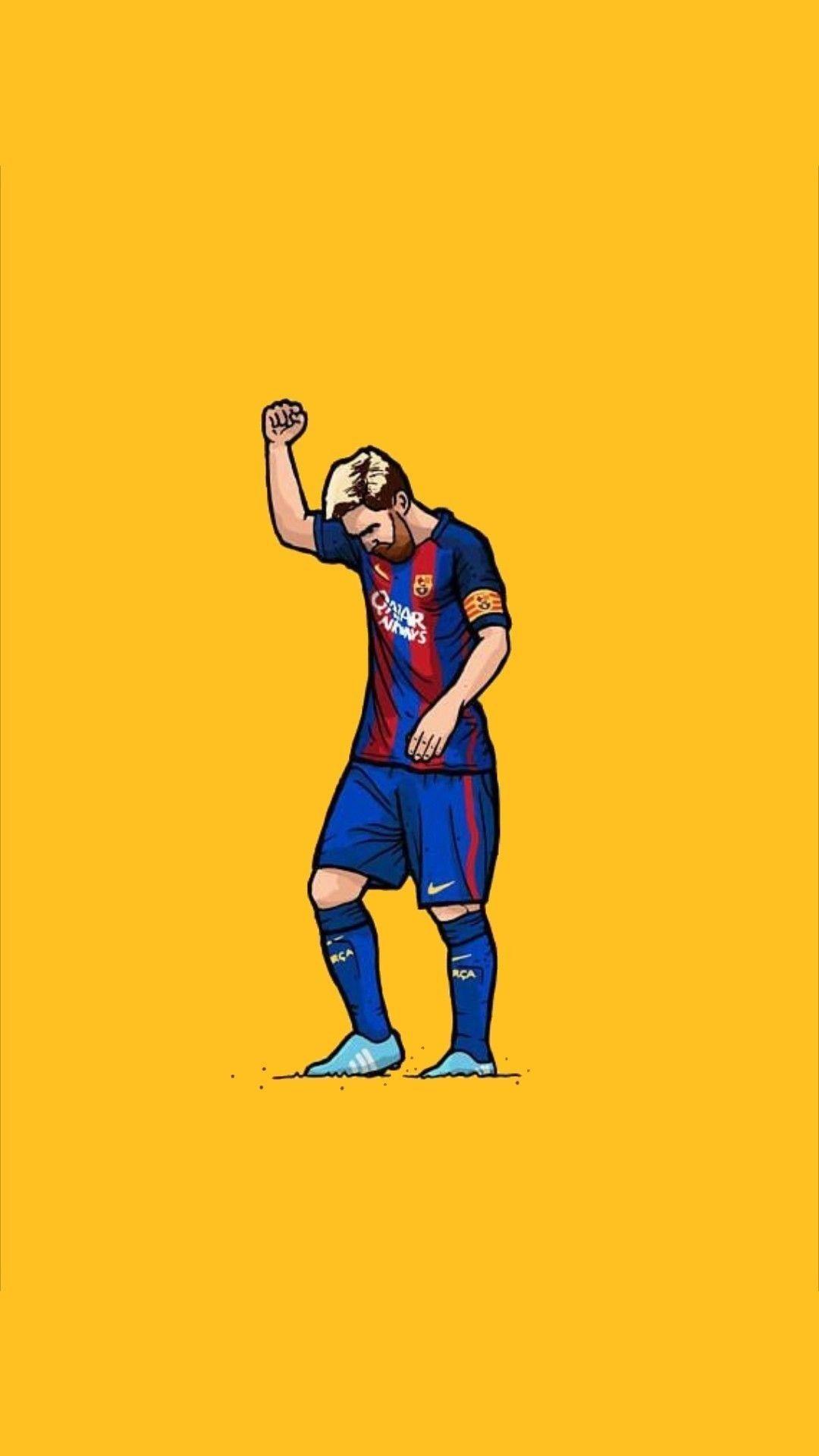 Messi Cartoon Wallpapers