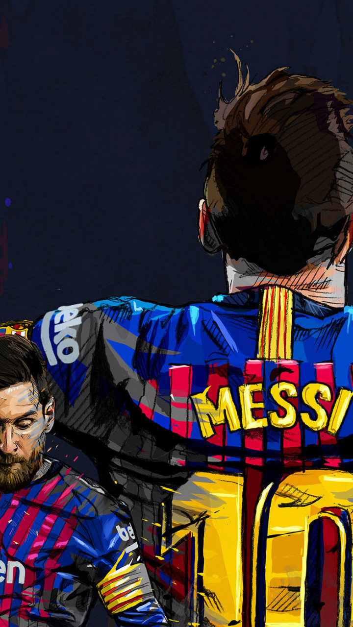 Messi Cartoon Wallpapers