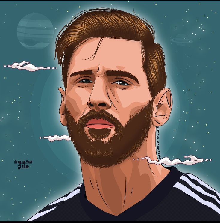 Messi Cartoon Wallpapers