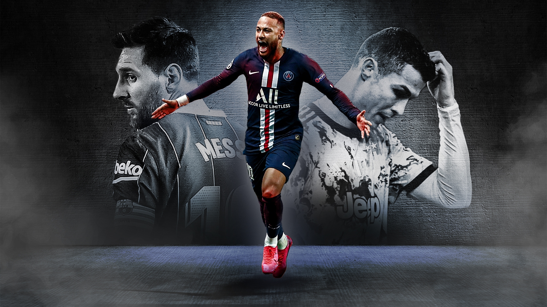 Messi Ronaldo Neymar Wallpapers