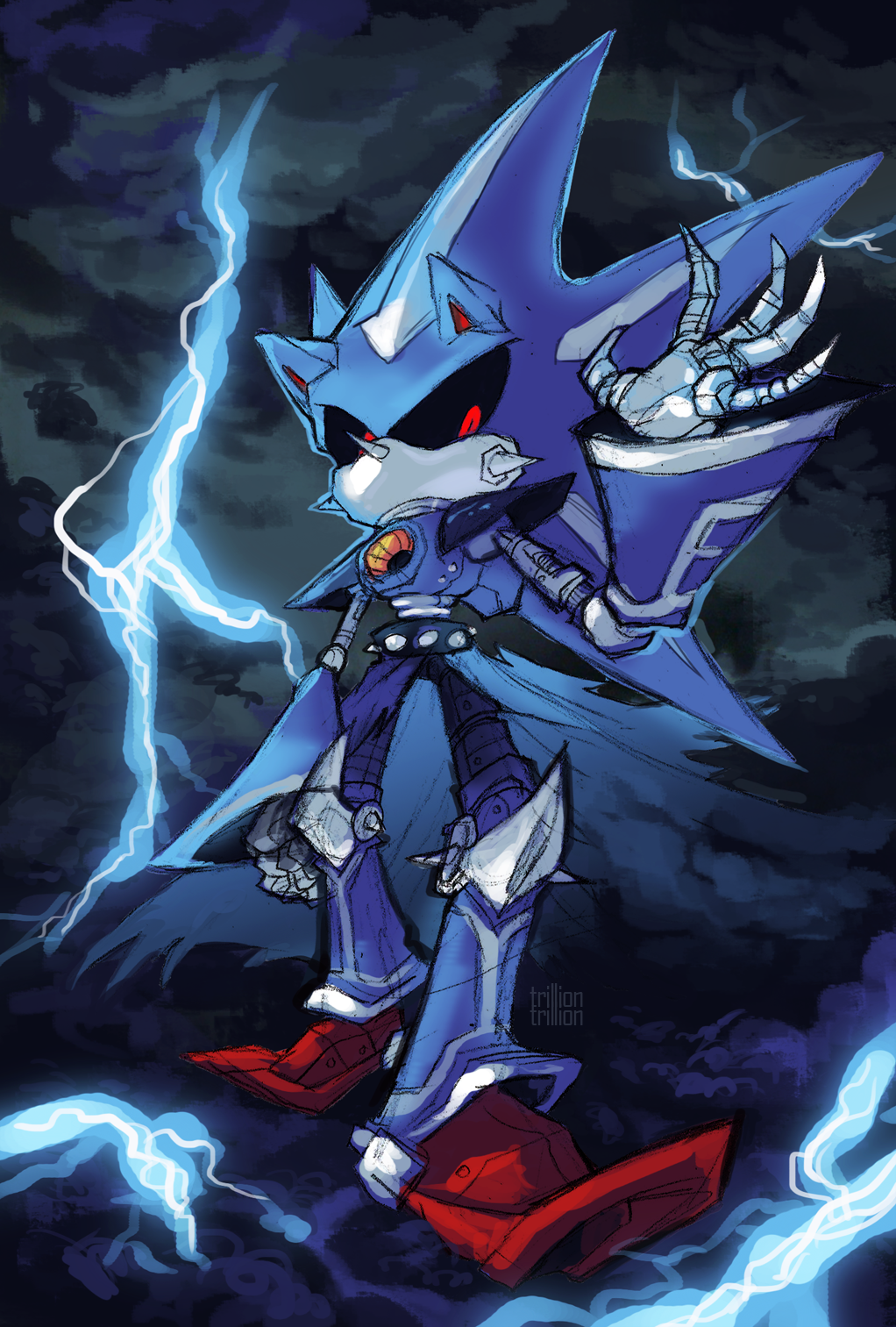 Metal Sonic Art Wallpapers