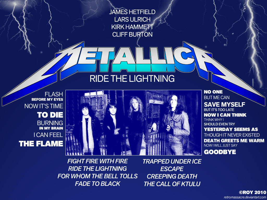 Metallica Ride The Lightning Wallpapers