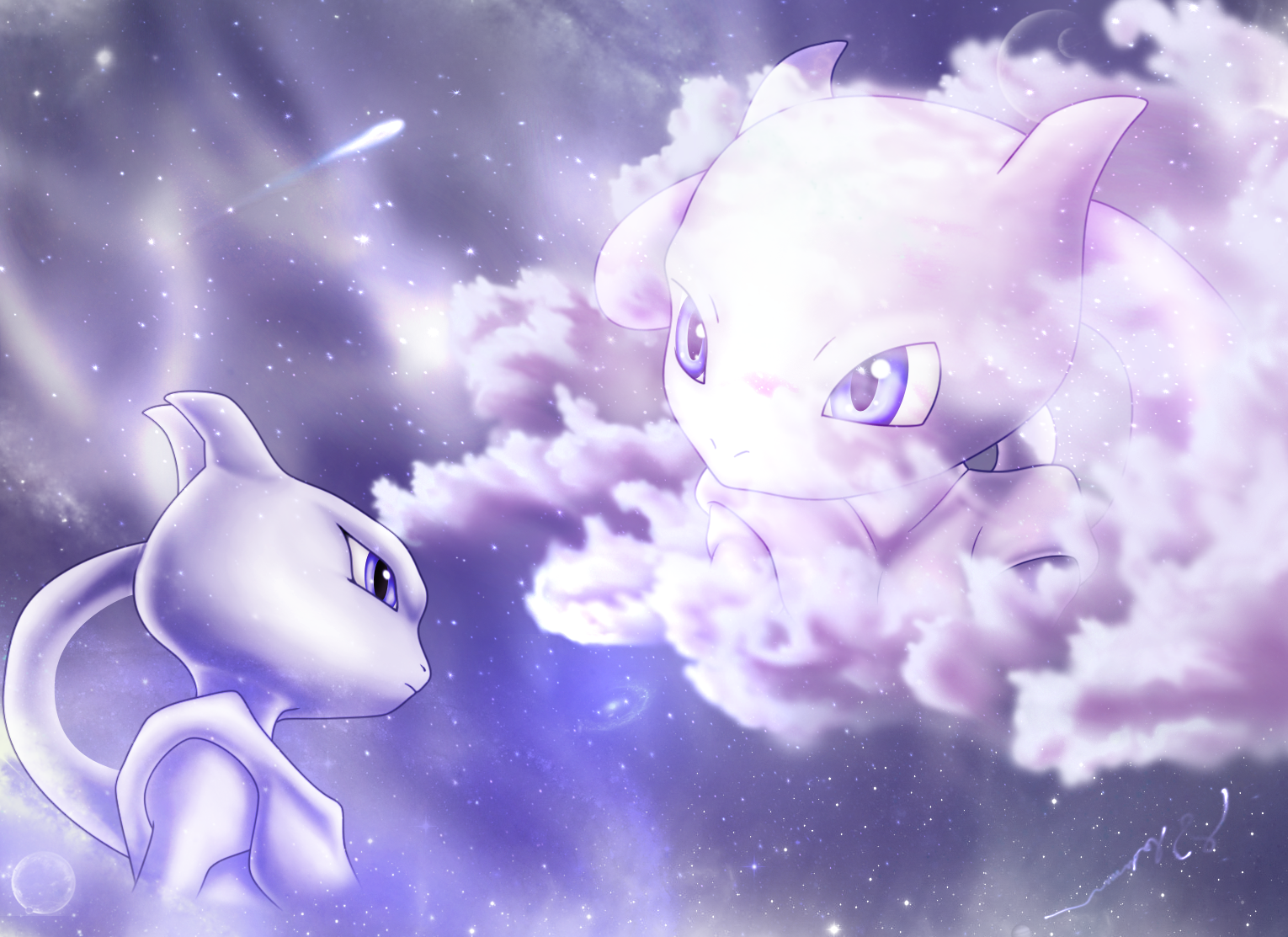 Mewtwo And Mew Wallpapers