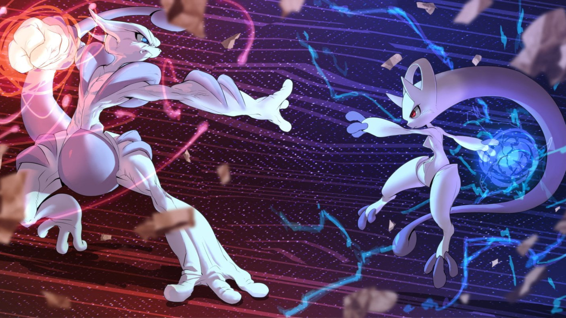 Mewtwo And Mew Wallpapers