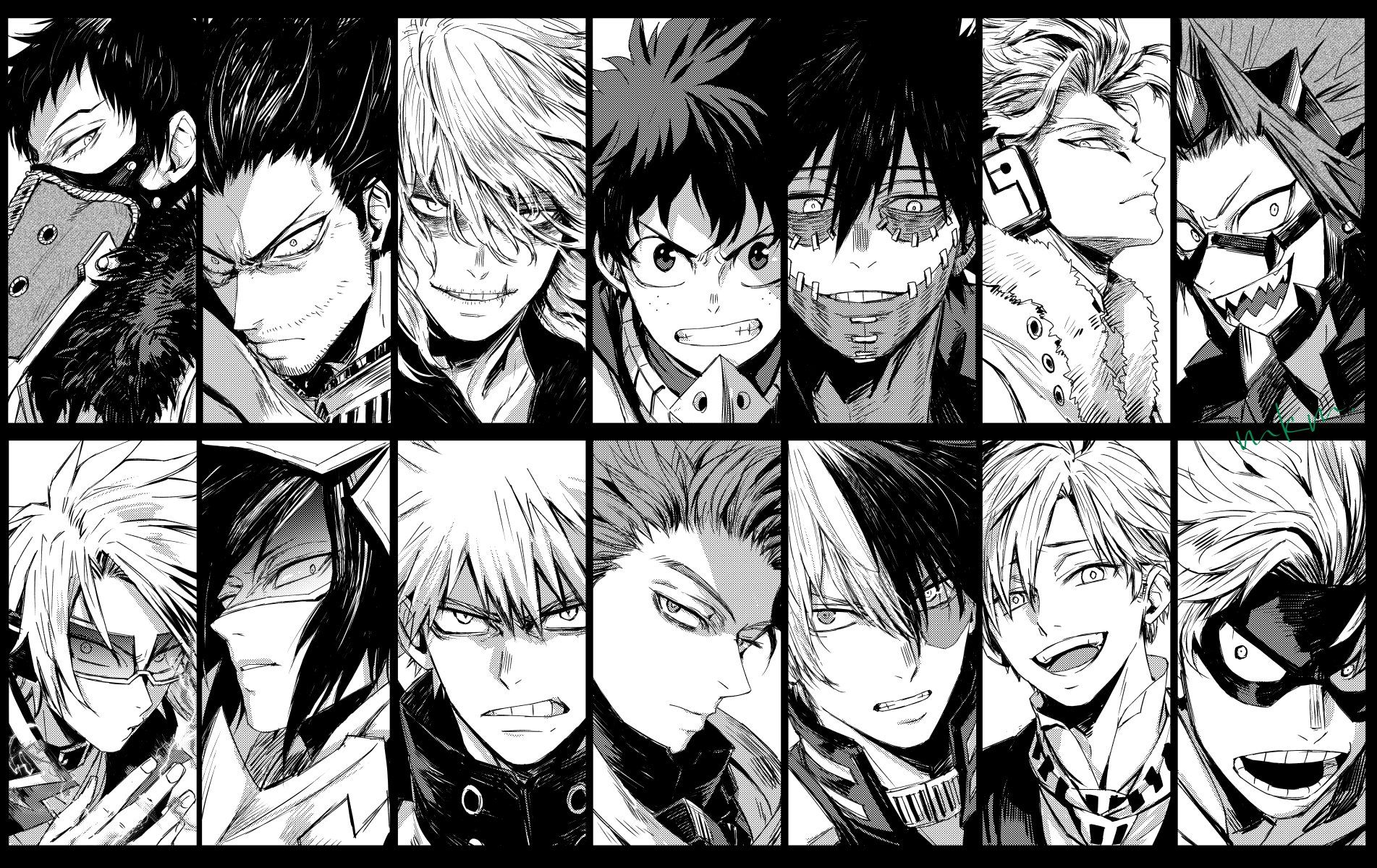 Mha Manga Art Wallpapers