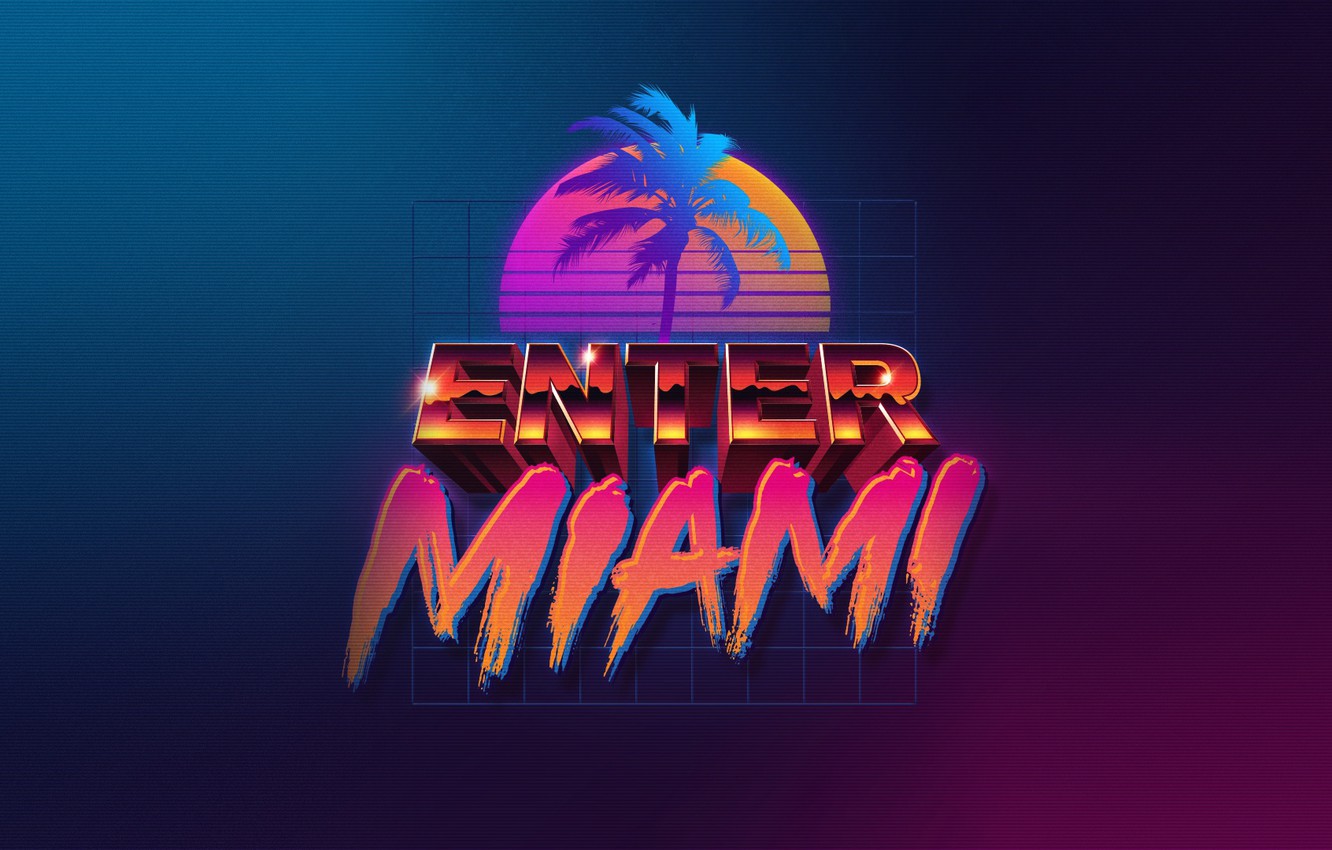 Miami Neon Wallpapers