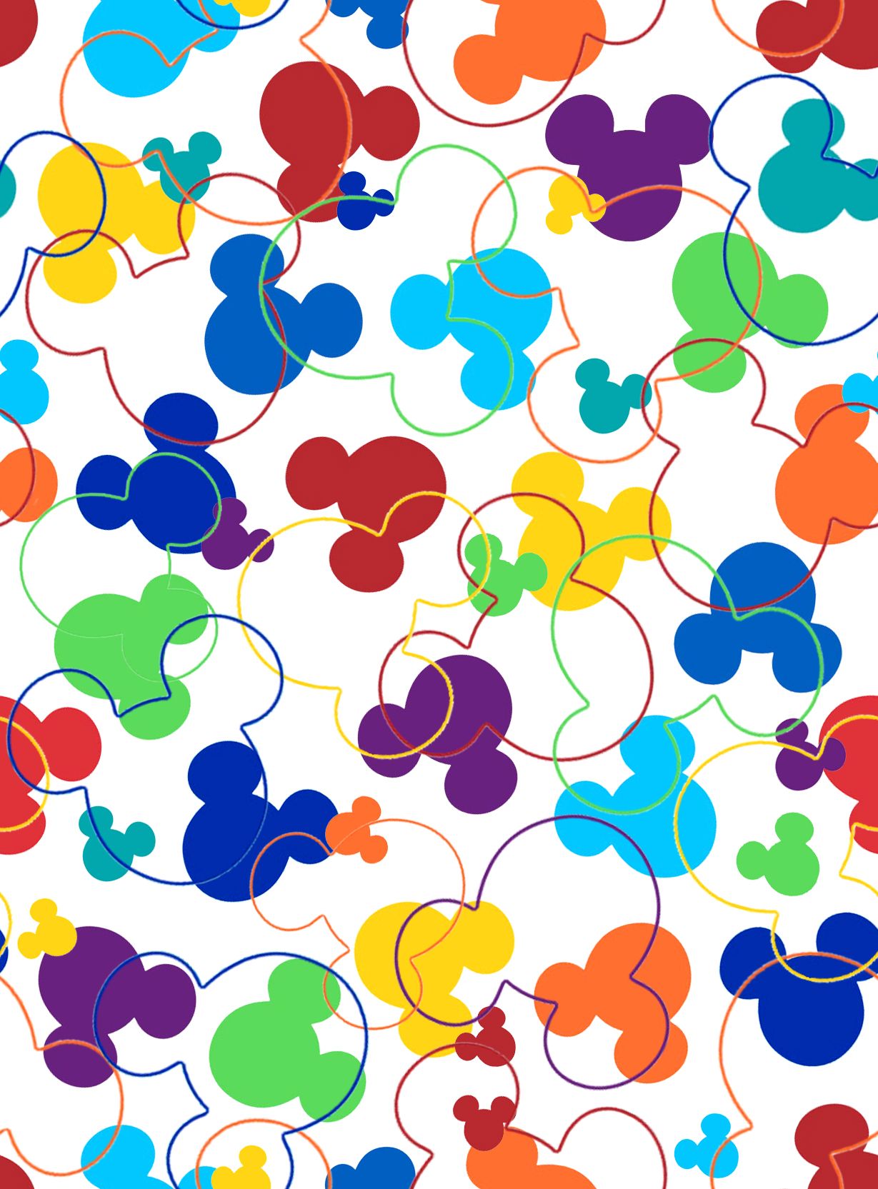 Mickey Mouse Pattern Wallpapers