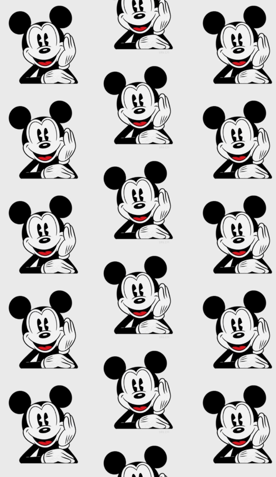 Mickey Mouse Pattern Wallpapers