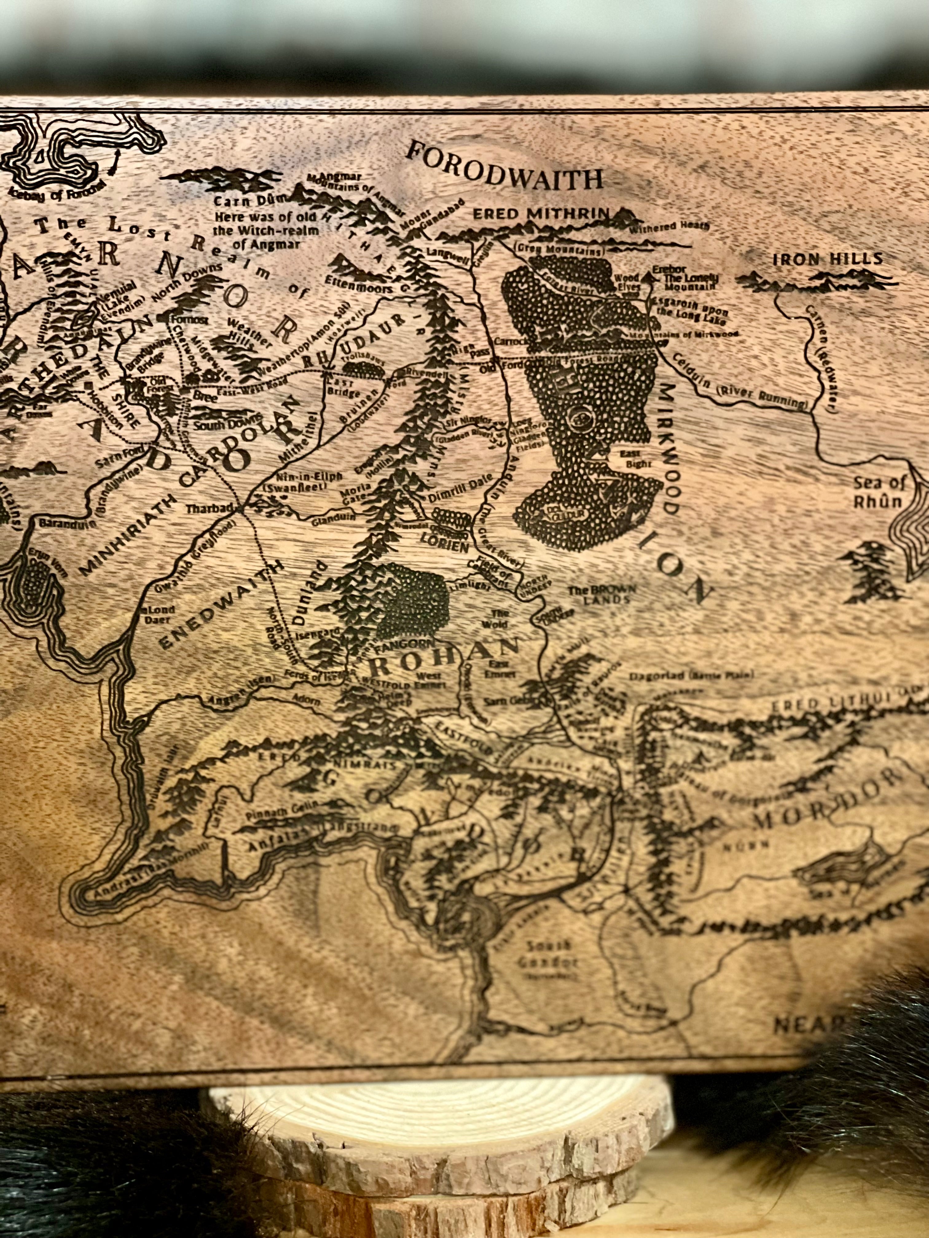 Middle Earth Map High Resolution Wallpapers