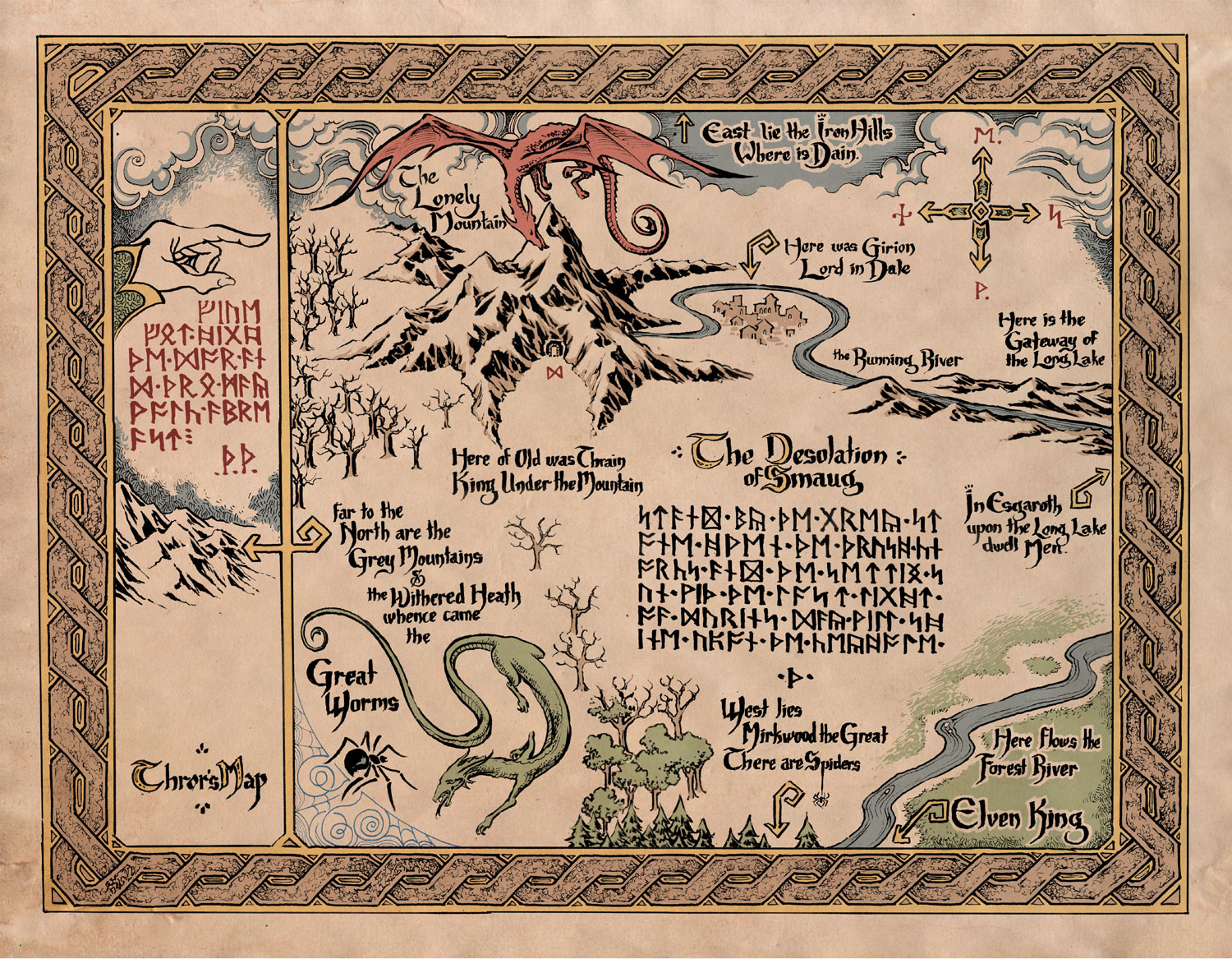 Middle Earth Map High Resolution Wallpapers