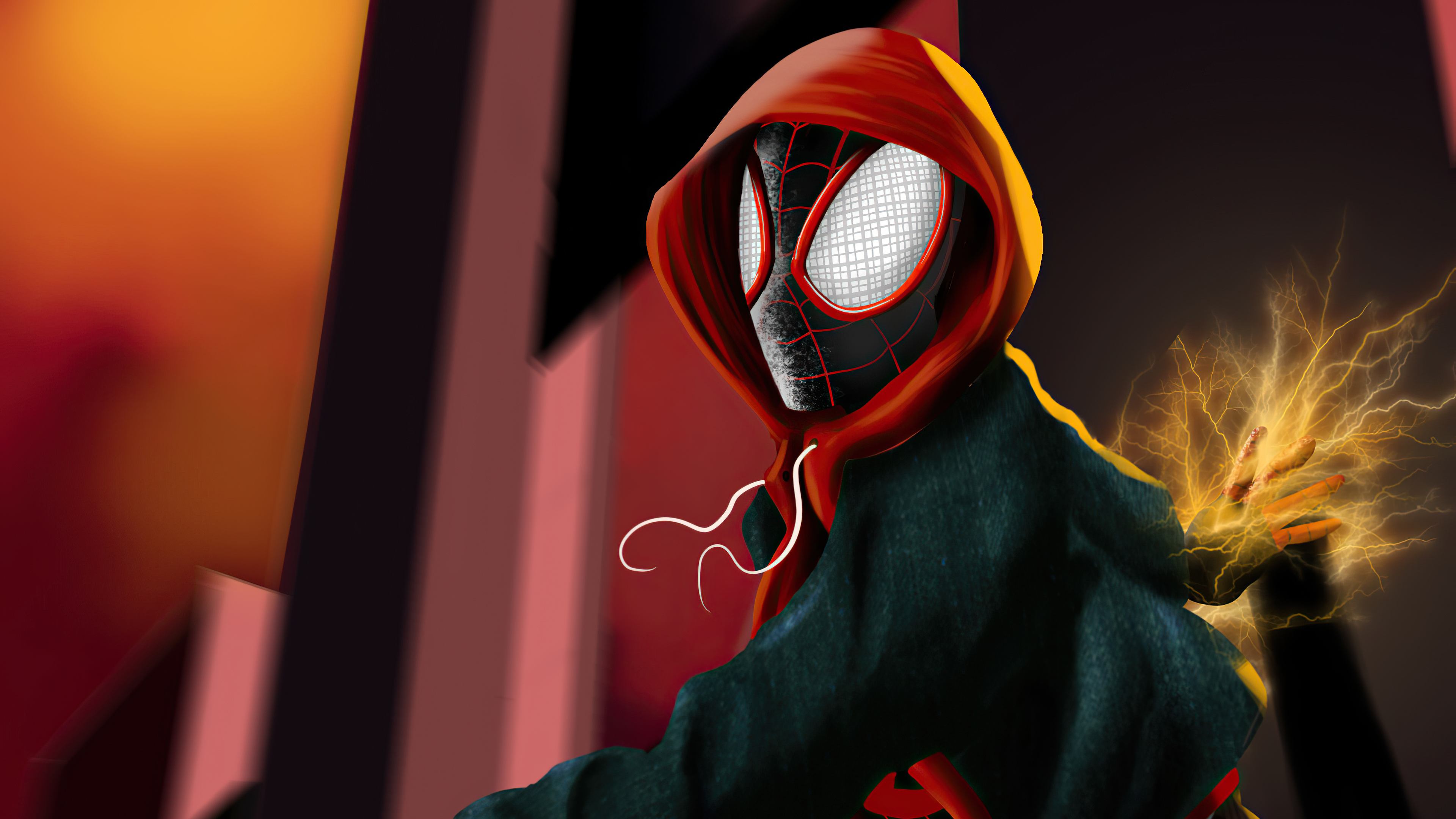 Miles Morales Hoodie Wallpapers