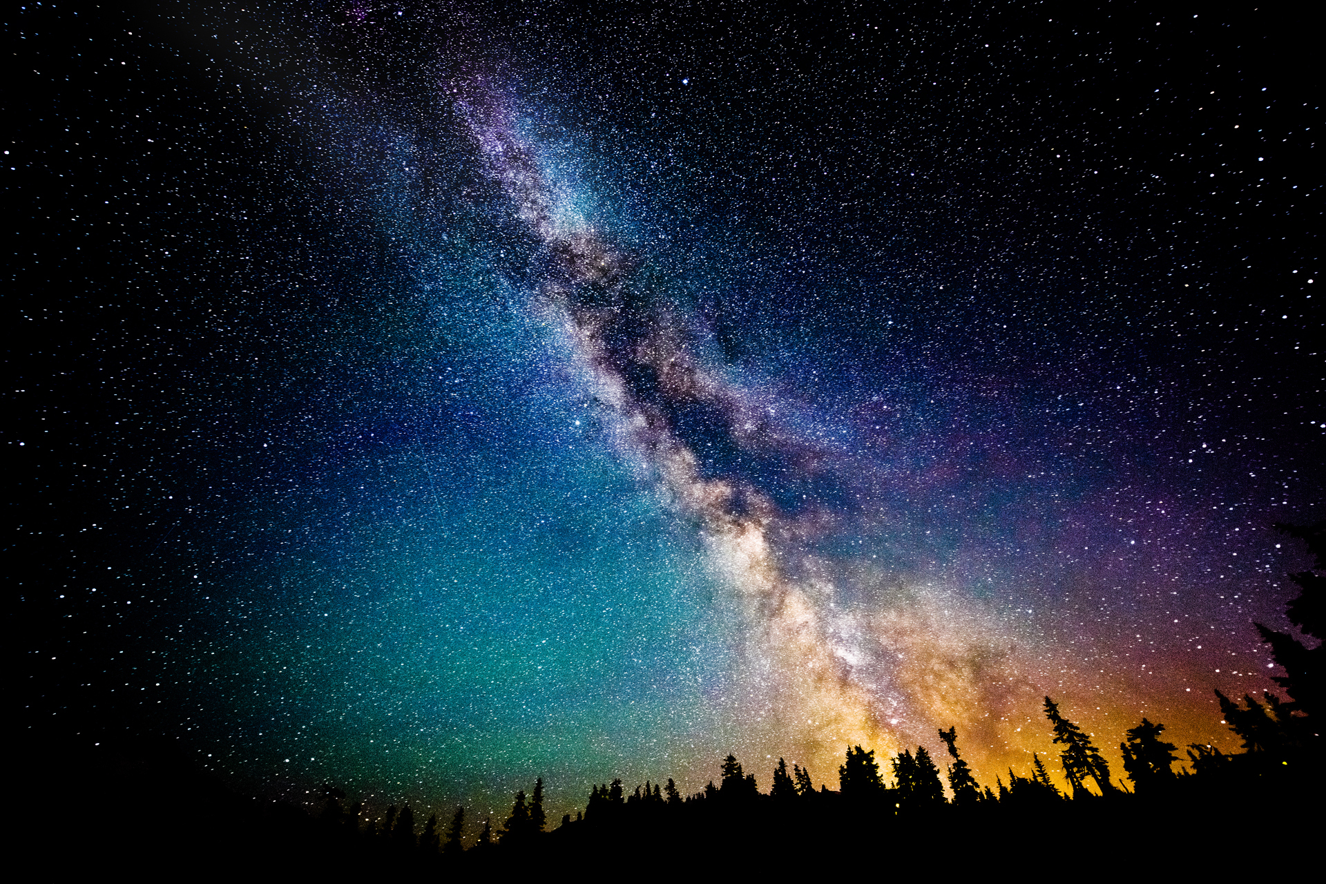 Milky Way Galaxy From Earth Wallpapers