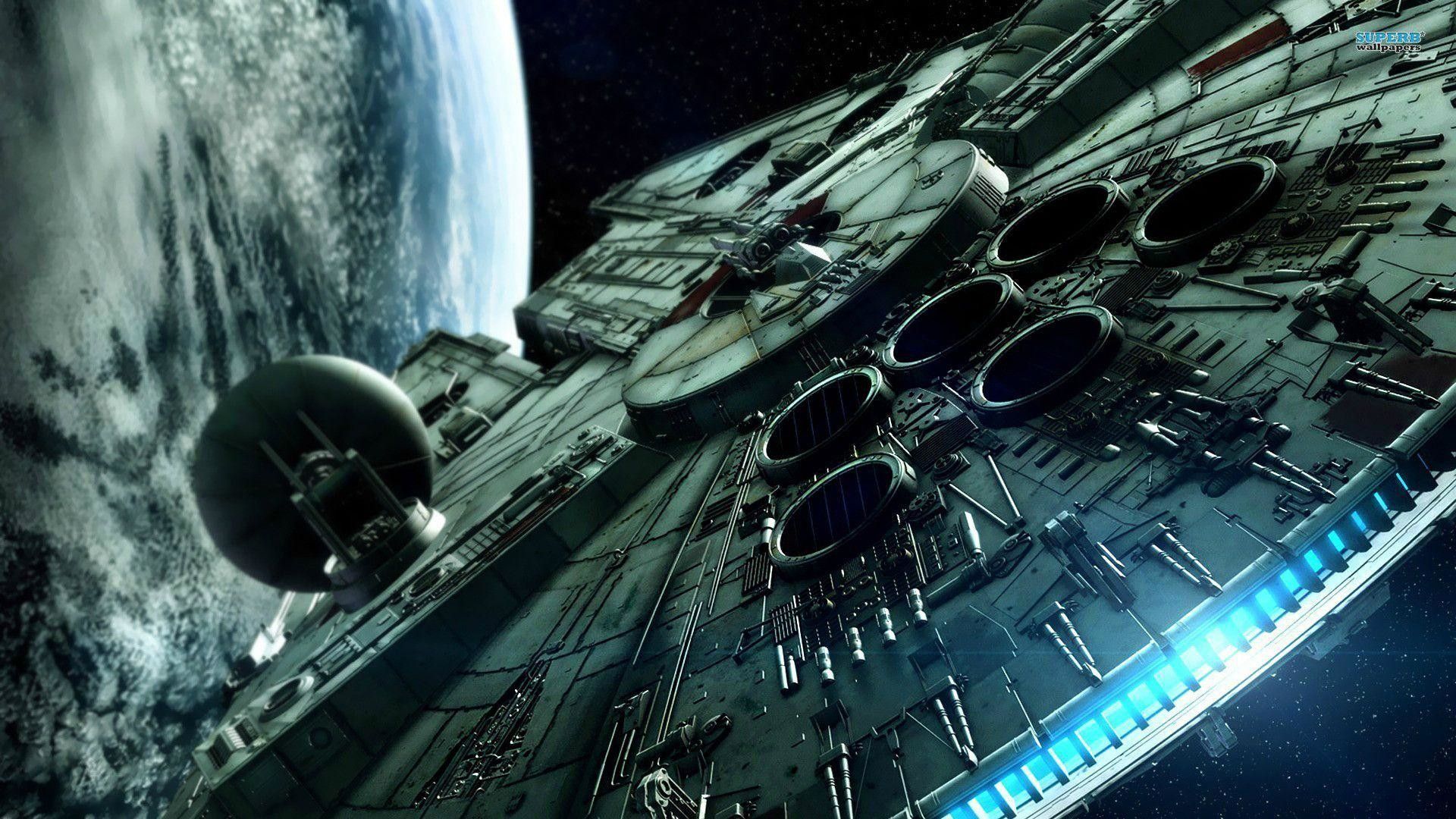 Millennium Falcon Hyperspace Wallpapers