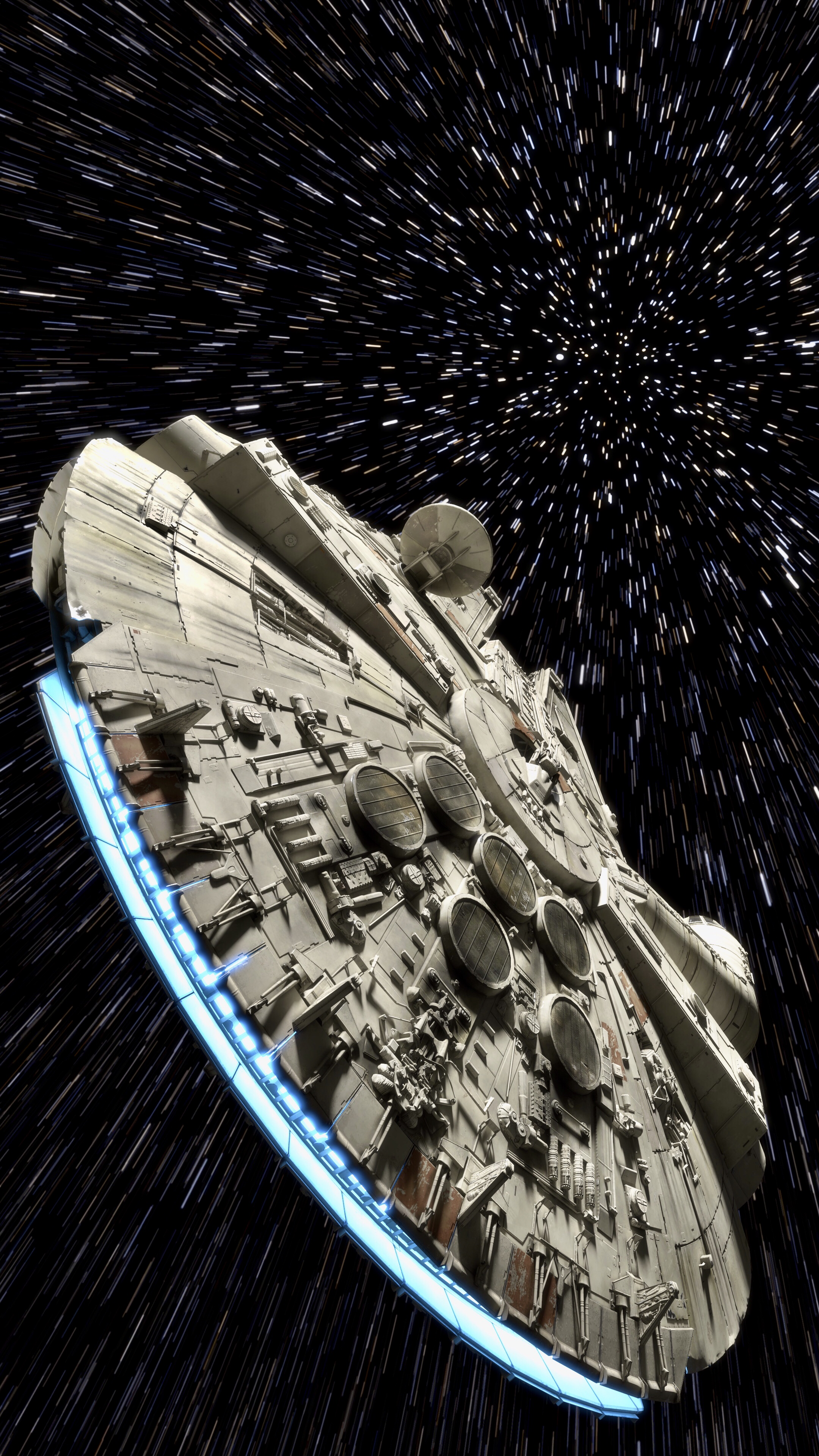 Millennium Falcon Hyperspace Wallpapers