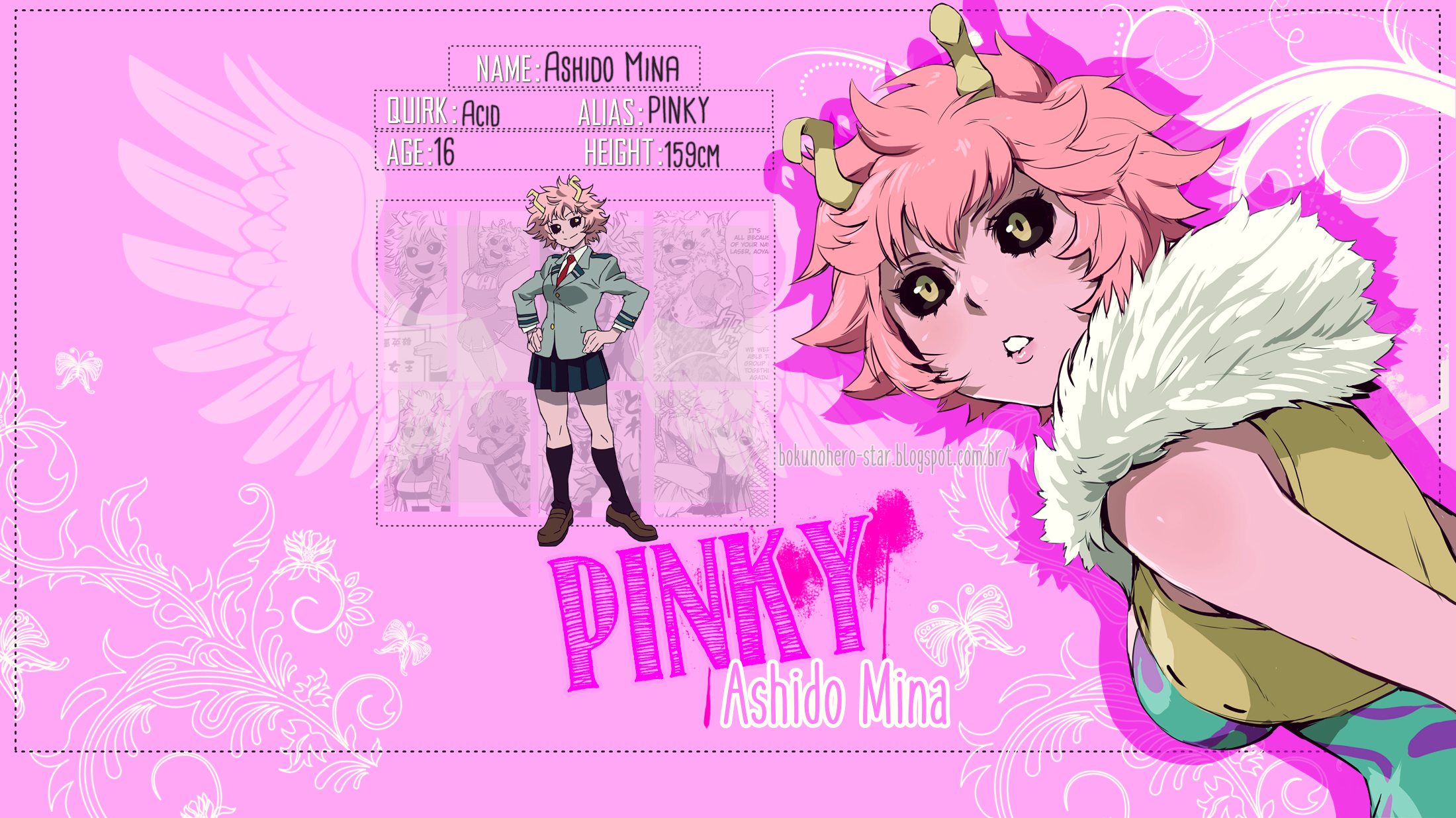 Mina Ashido Aesthetic Wallpapers