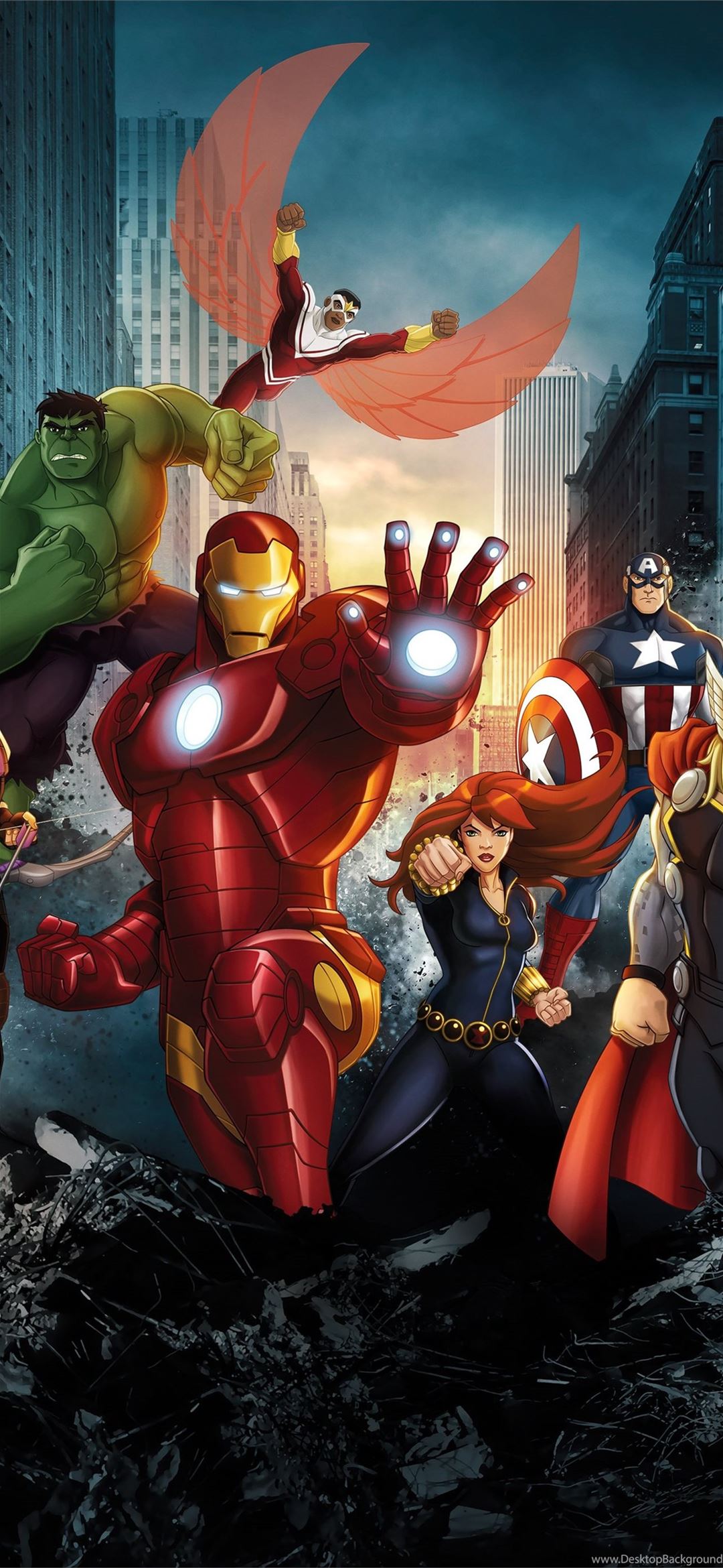 Mini Avengers Cartoon Wallpapers