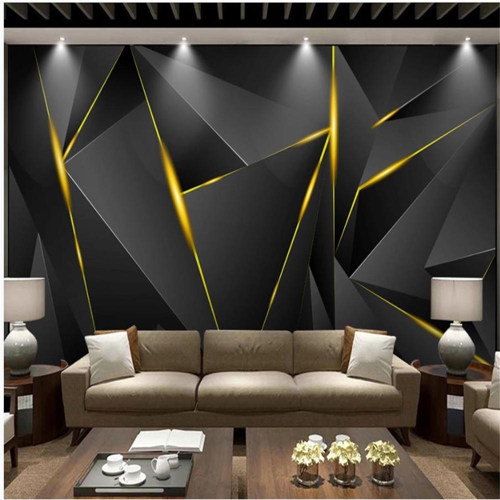 Modern Black And Gold Wallpapers