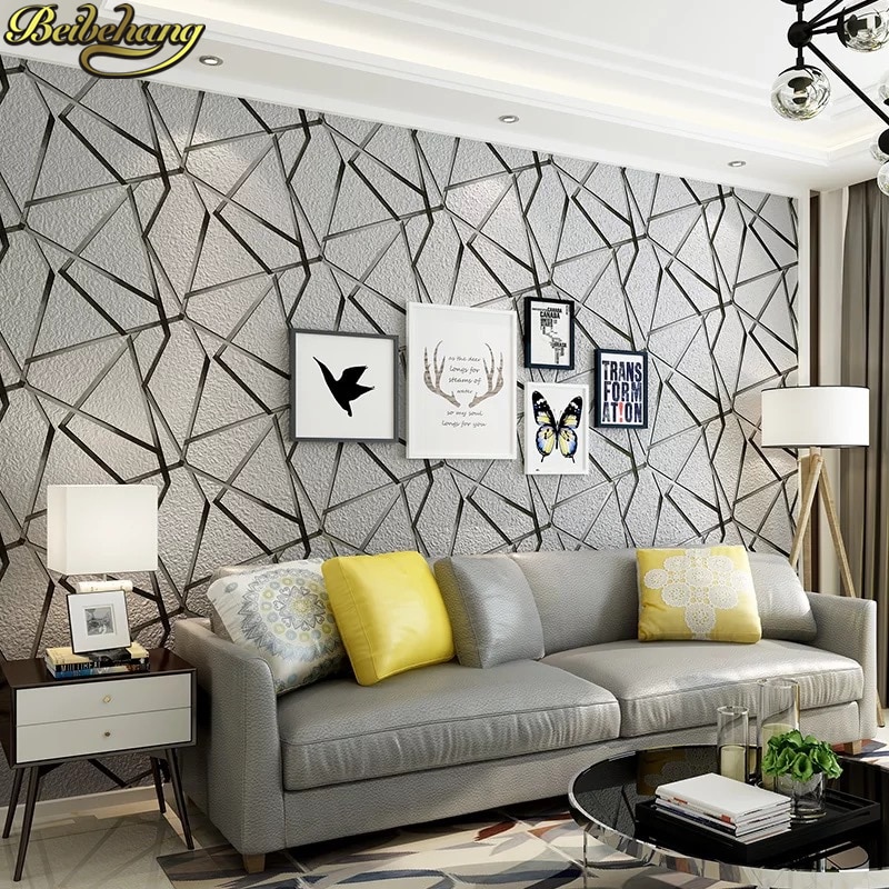 Modern Black And White Geometric Wallpapers