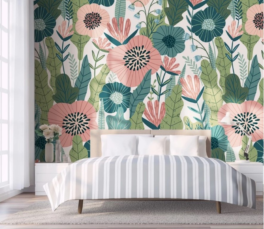 Modern Floral Wallpapers