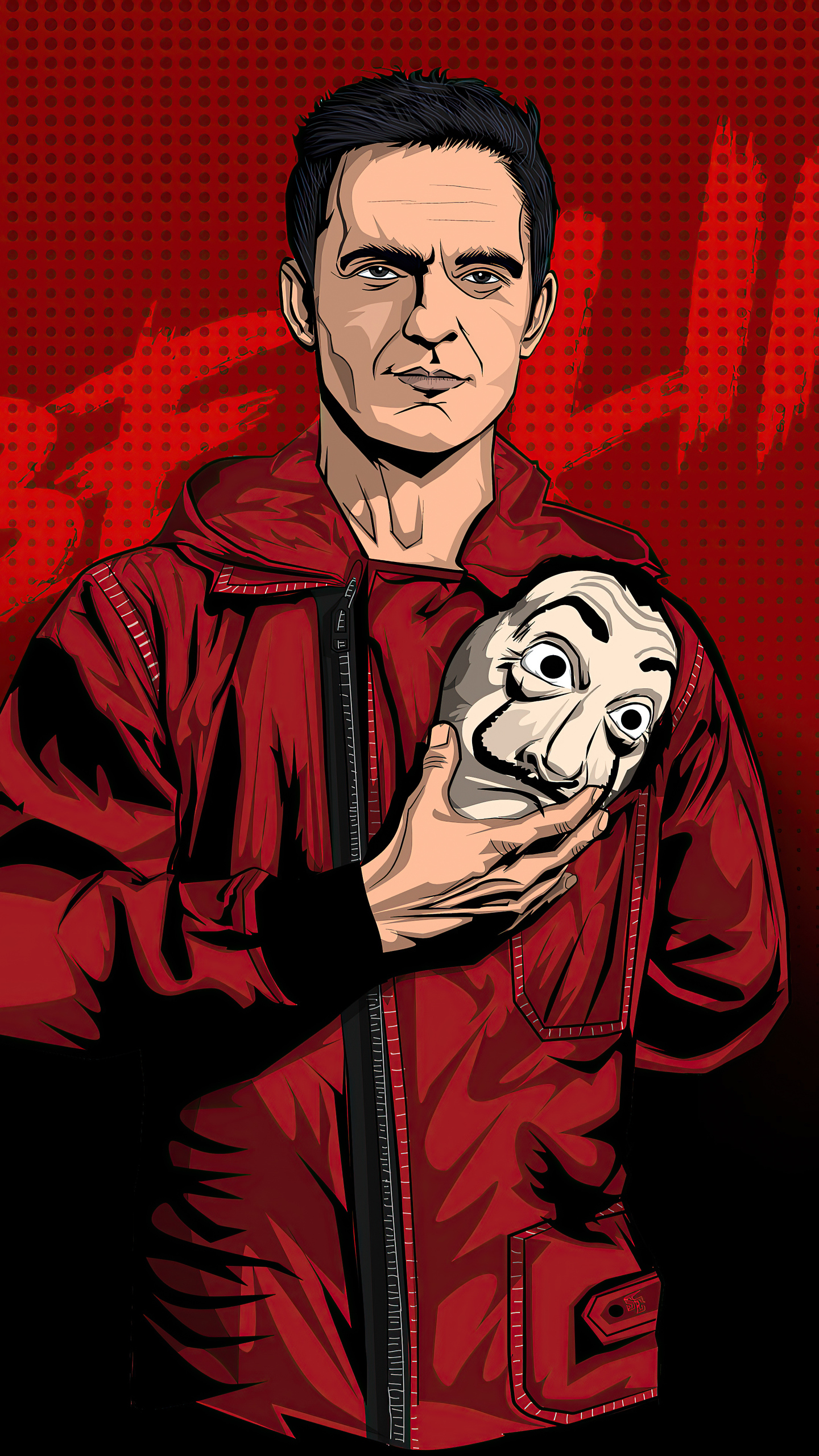 Money Heist Cartoon Wallpapers