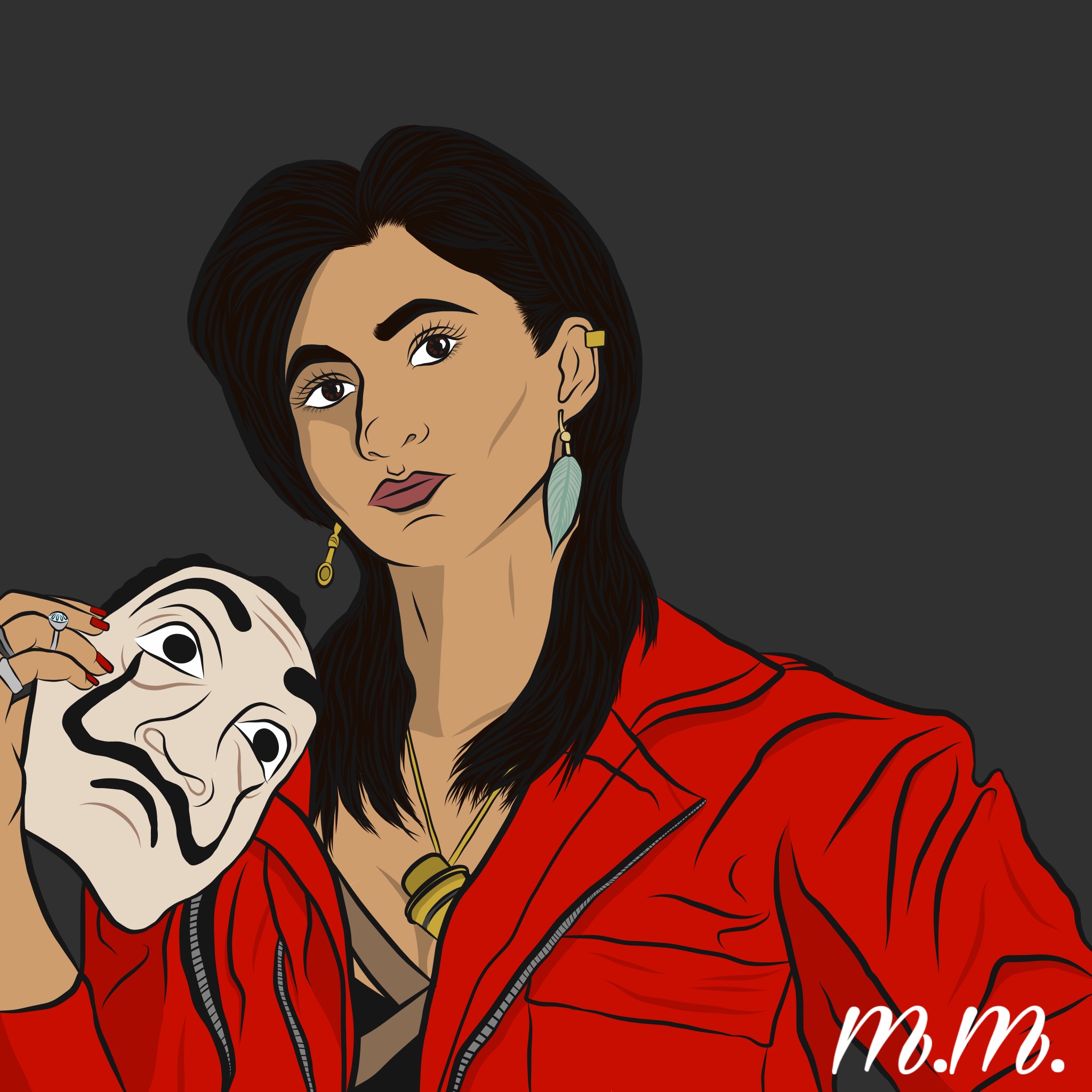 Money Heist Cartoon Wallpapers