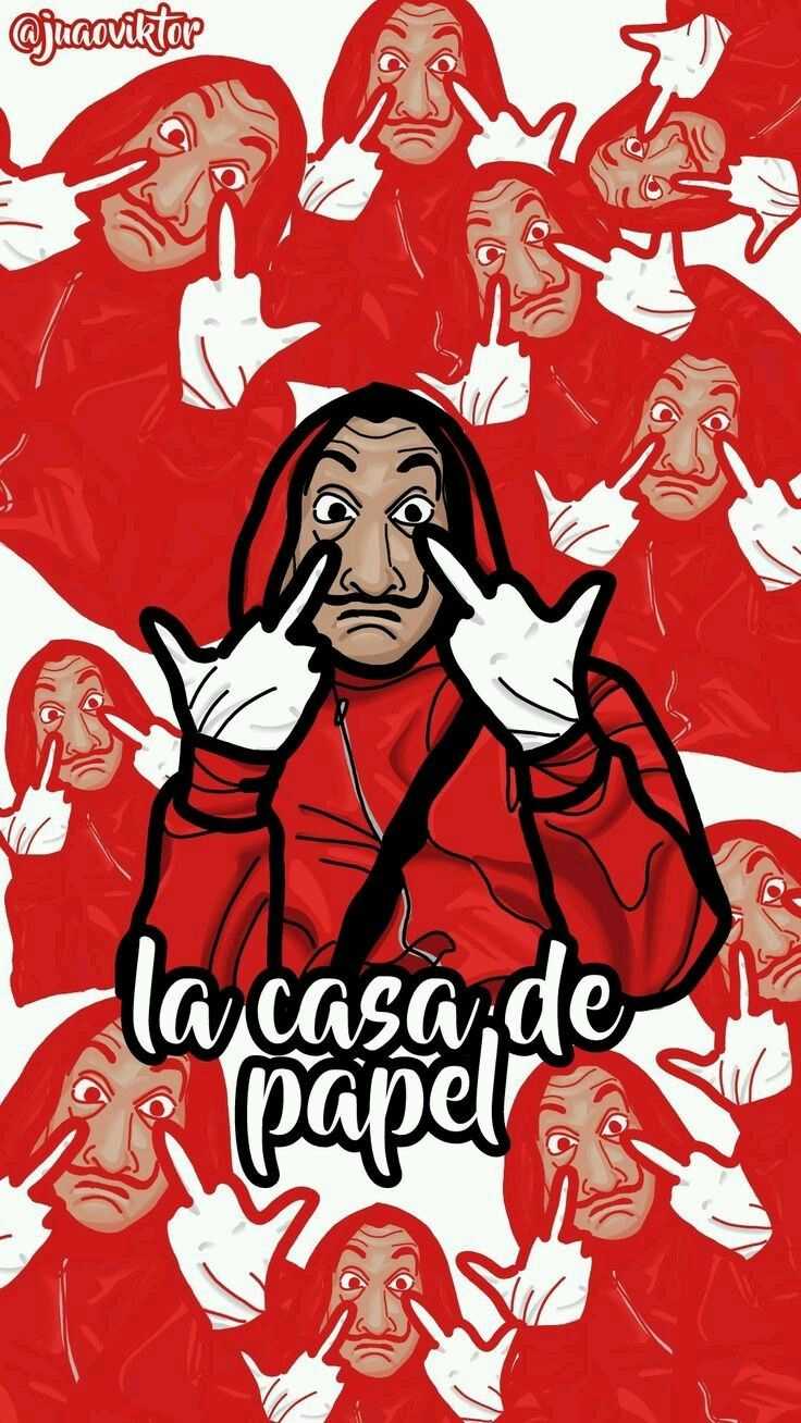 Money Heist Cartoon Wallpapers