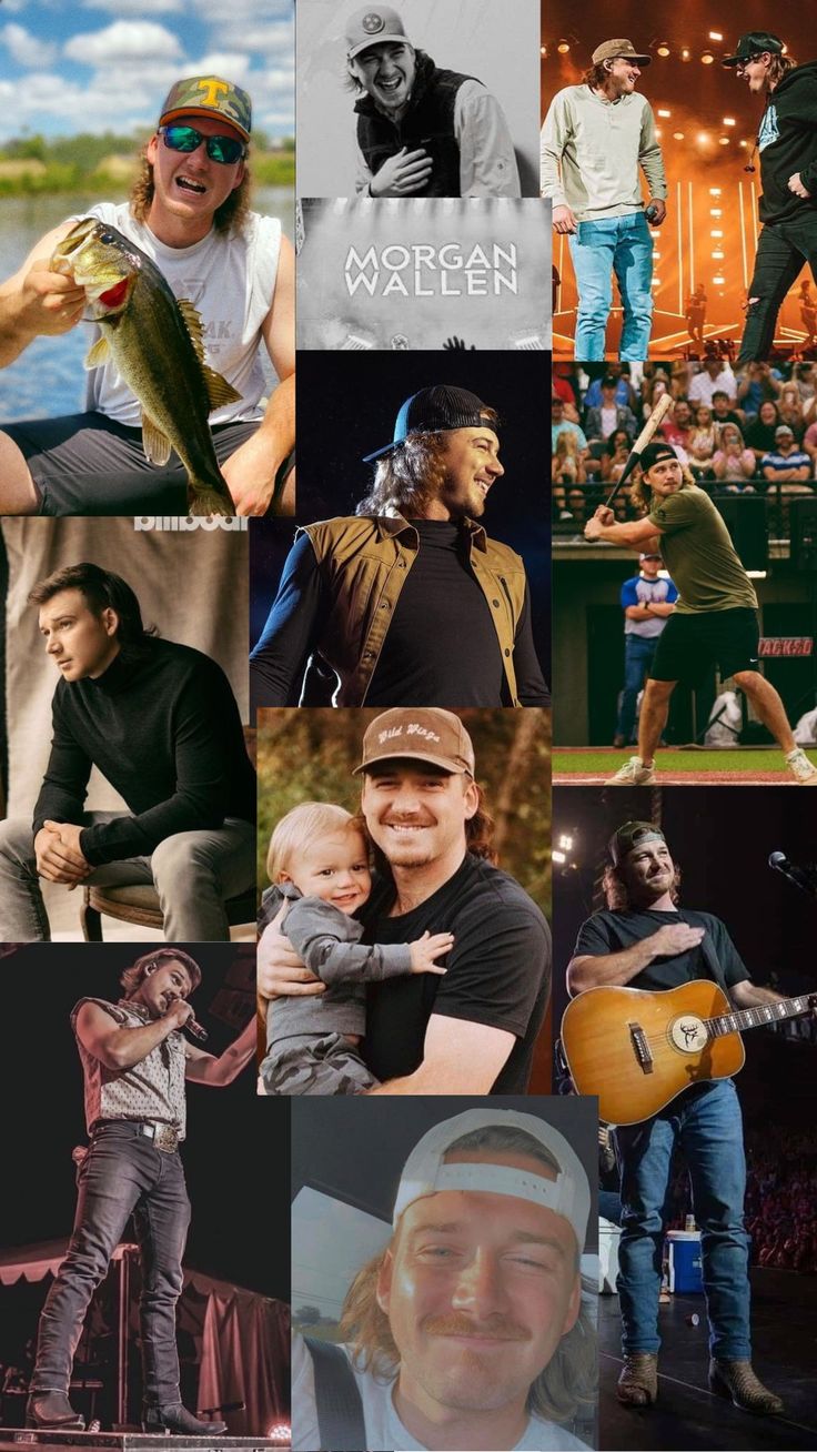 Morgan Wallen Collage Wallpapers