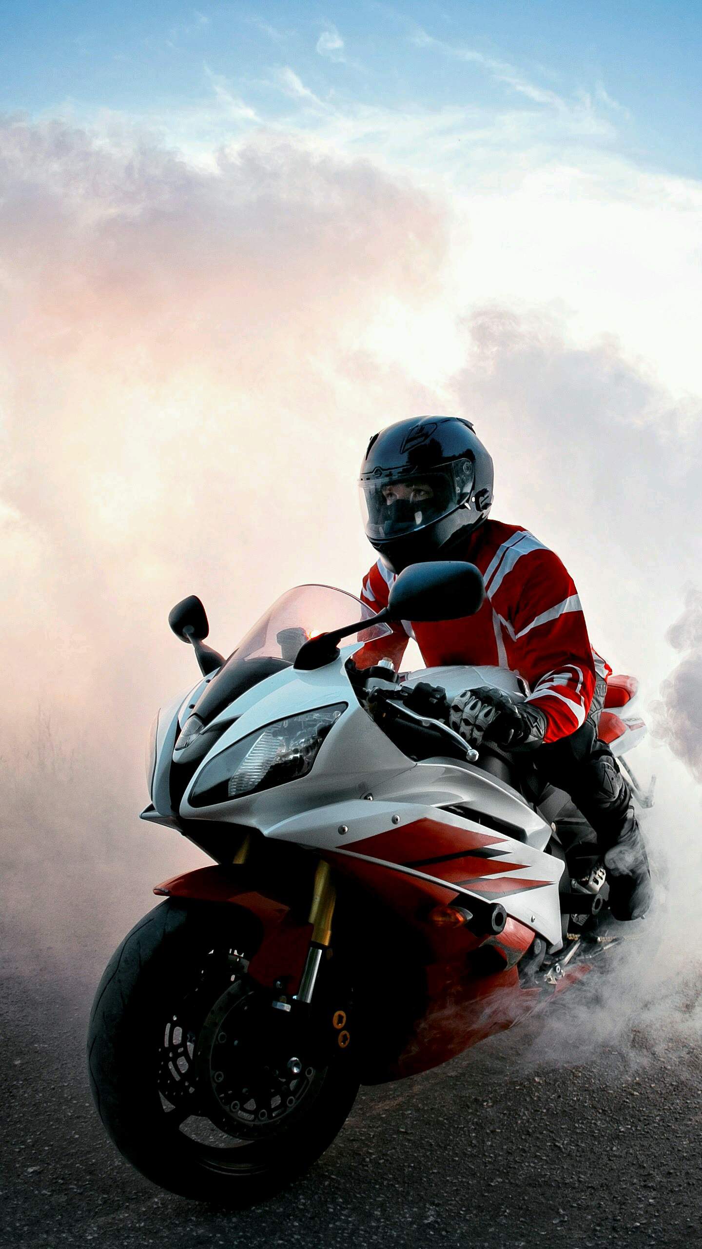 Motocycle Burnout Wallpapers