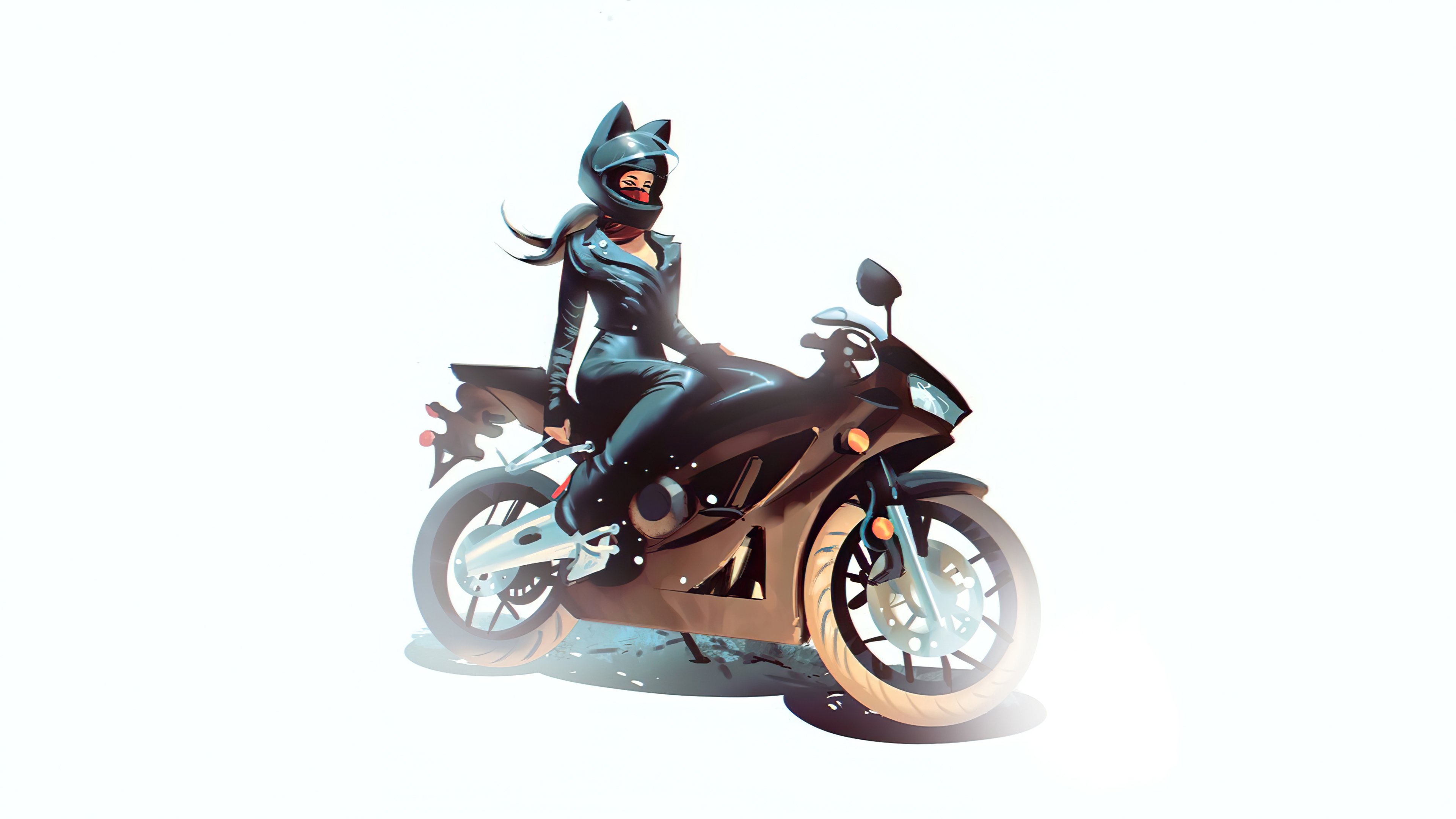 Motorcycle Girl Wallpapers