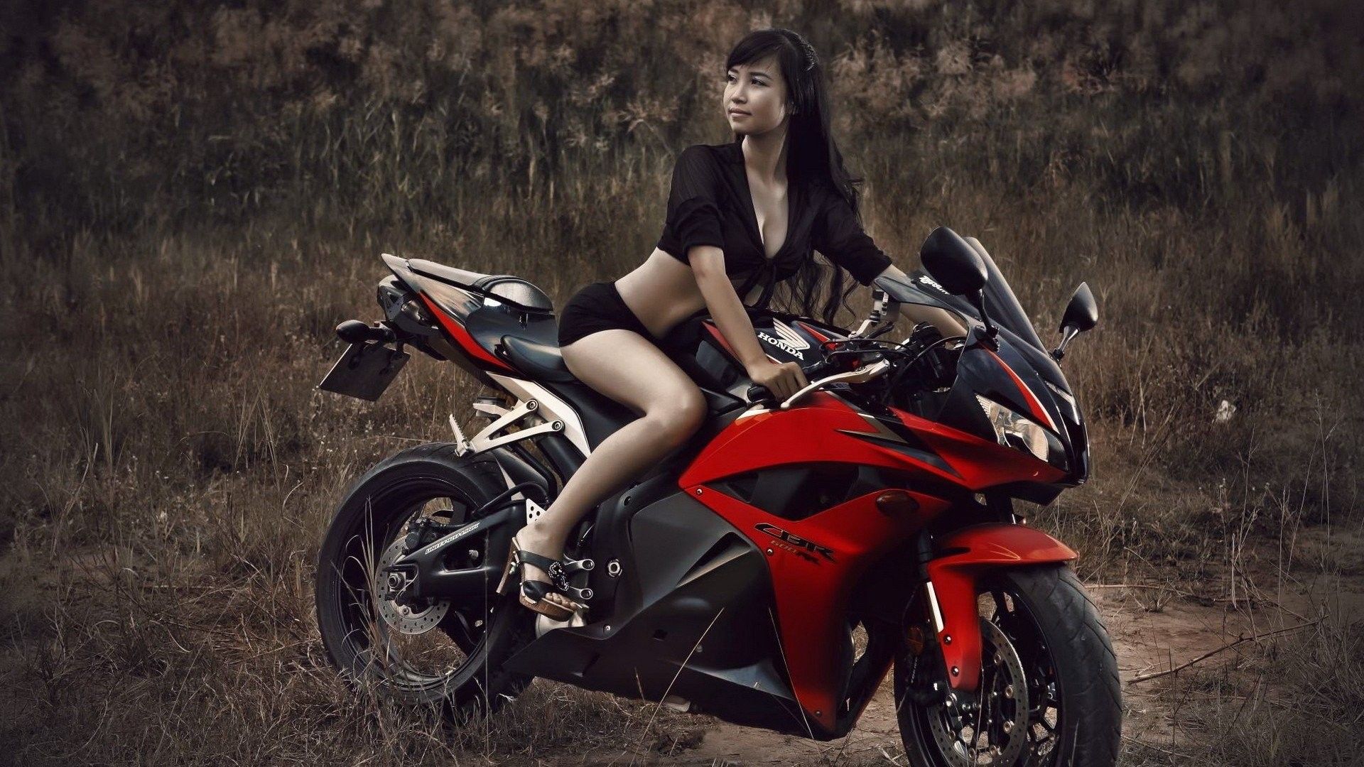 Motorcycle Girl Wallpapers