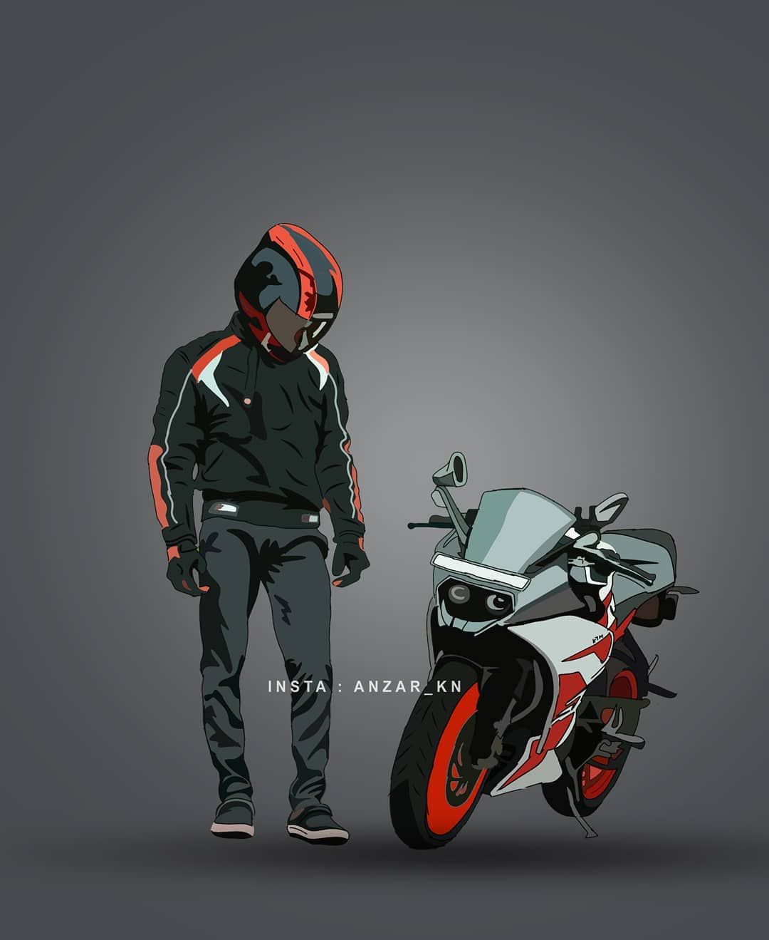 Motorcycle Images Cartoon Wallpapers