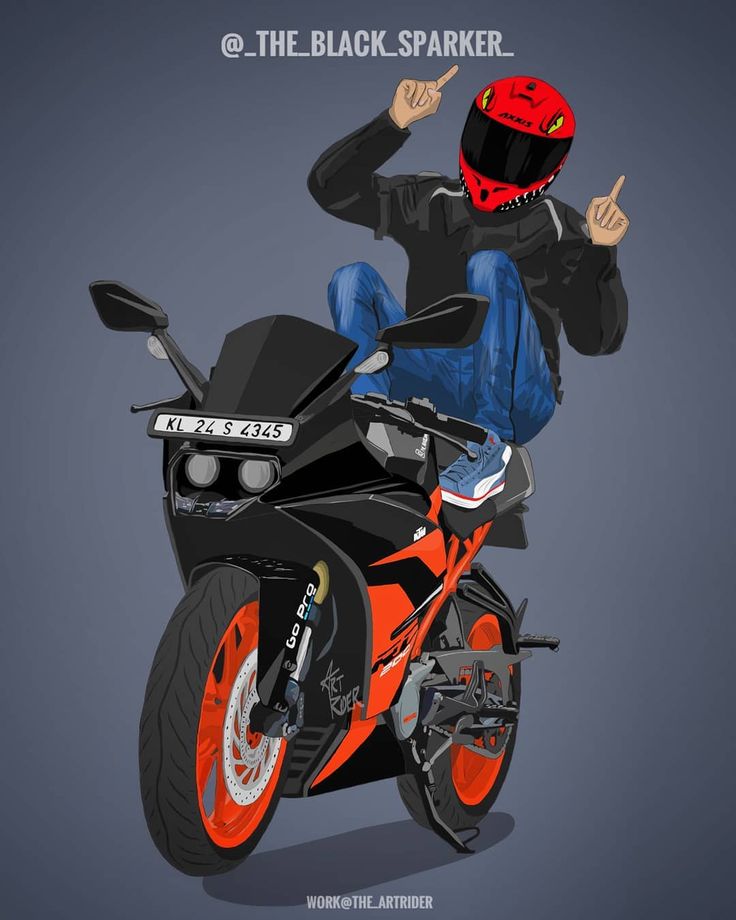 Motorcycle Images Cartoon Wallpapers