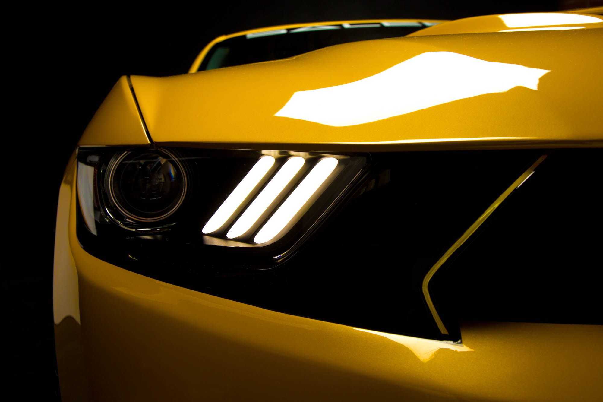 Mustang Headlight Wallpapers