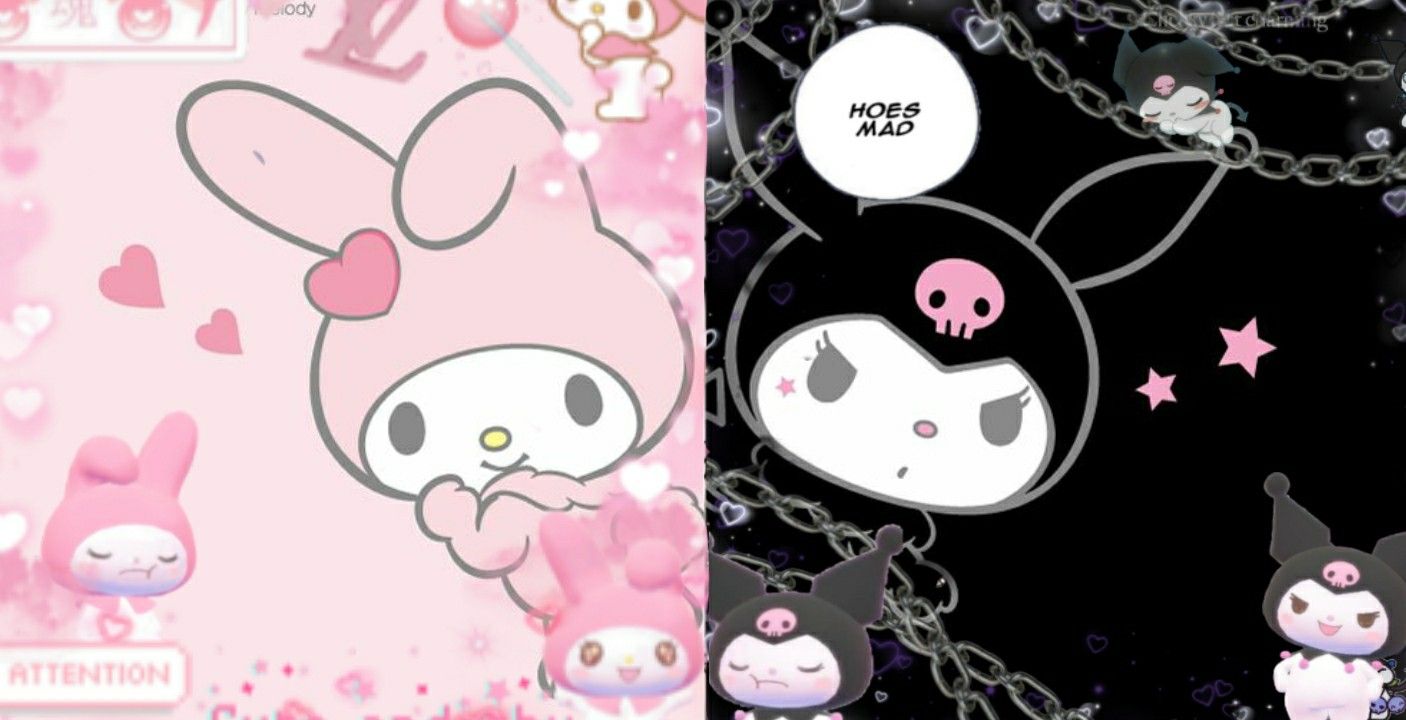 My Melody And Kuromi Wallpapers