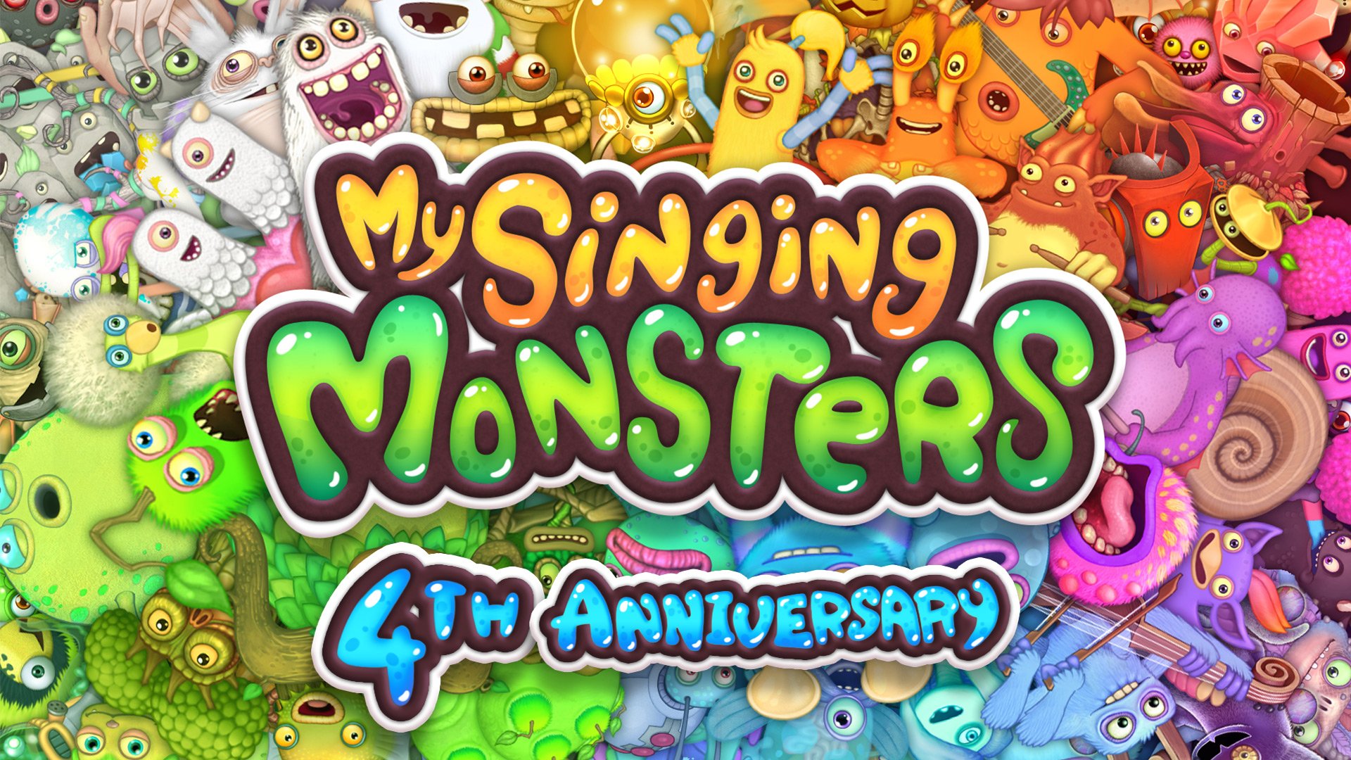 Видео монстрики. Мои Поющие монстры плакат. My singing Monsters обложка. Музыкальные монстрики игра. Поющие монстры надпись.