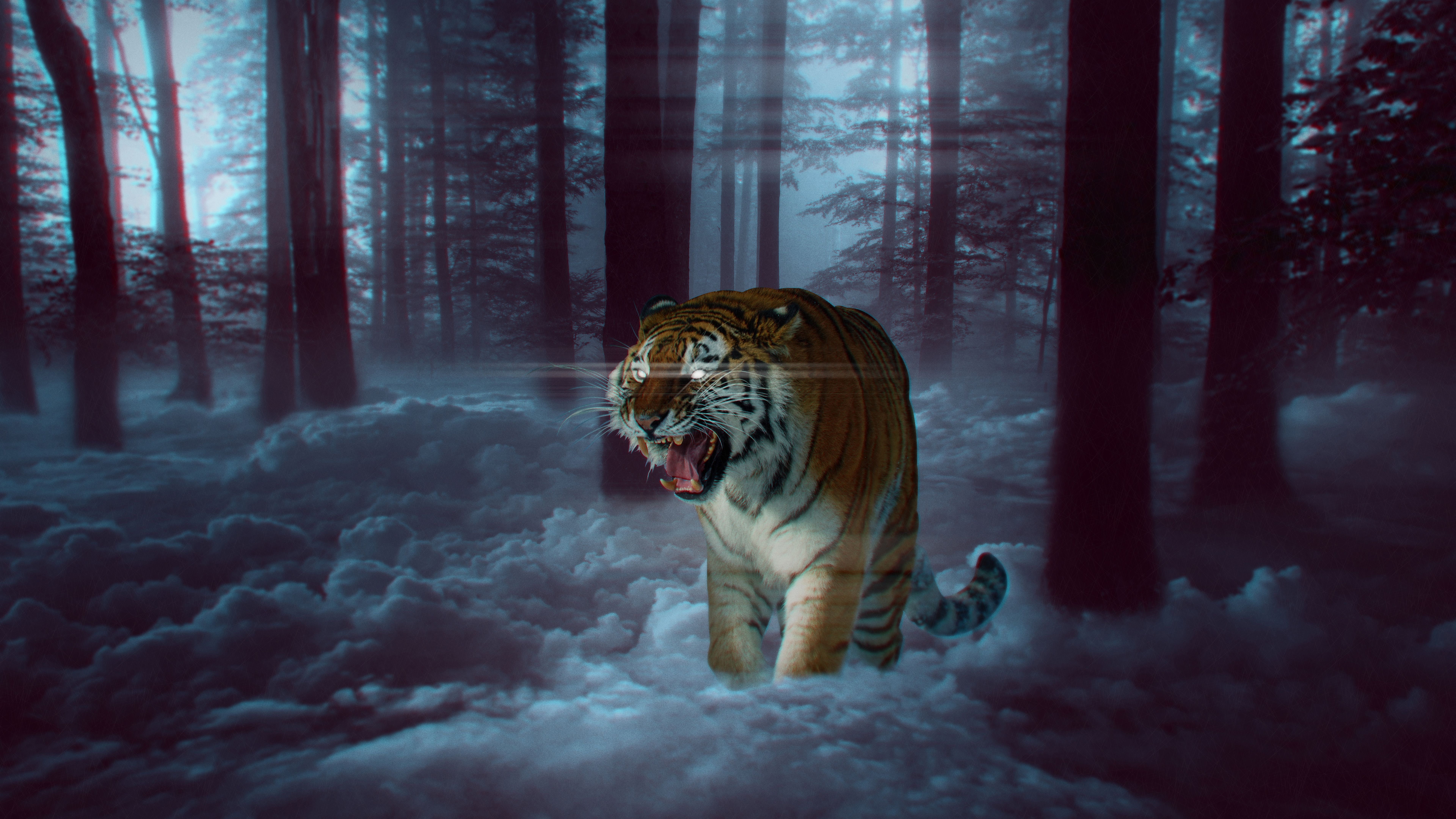 Mystical White Tiger Wallpapers