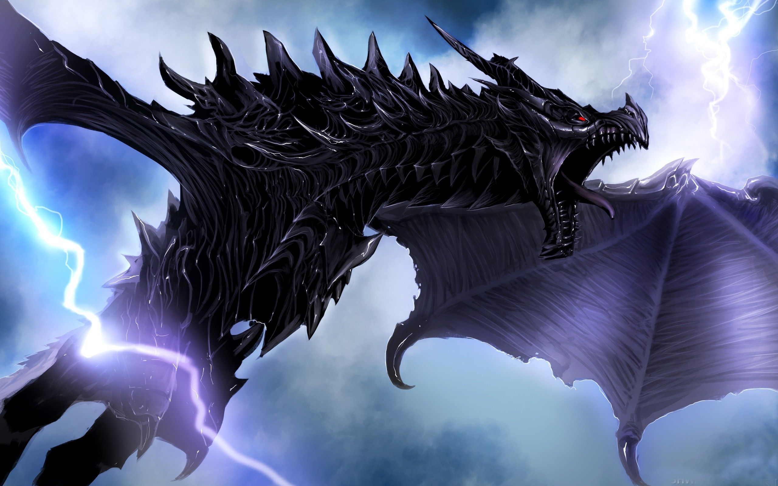 Mythical Storm Dragon Wallpapers