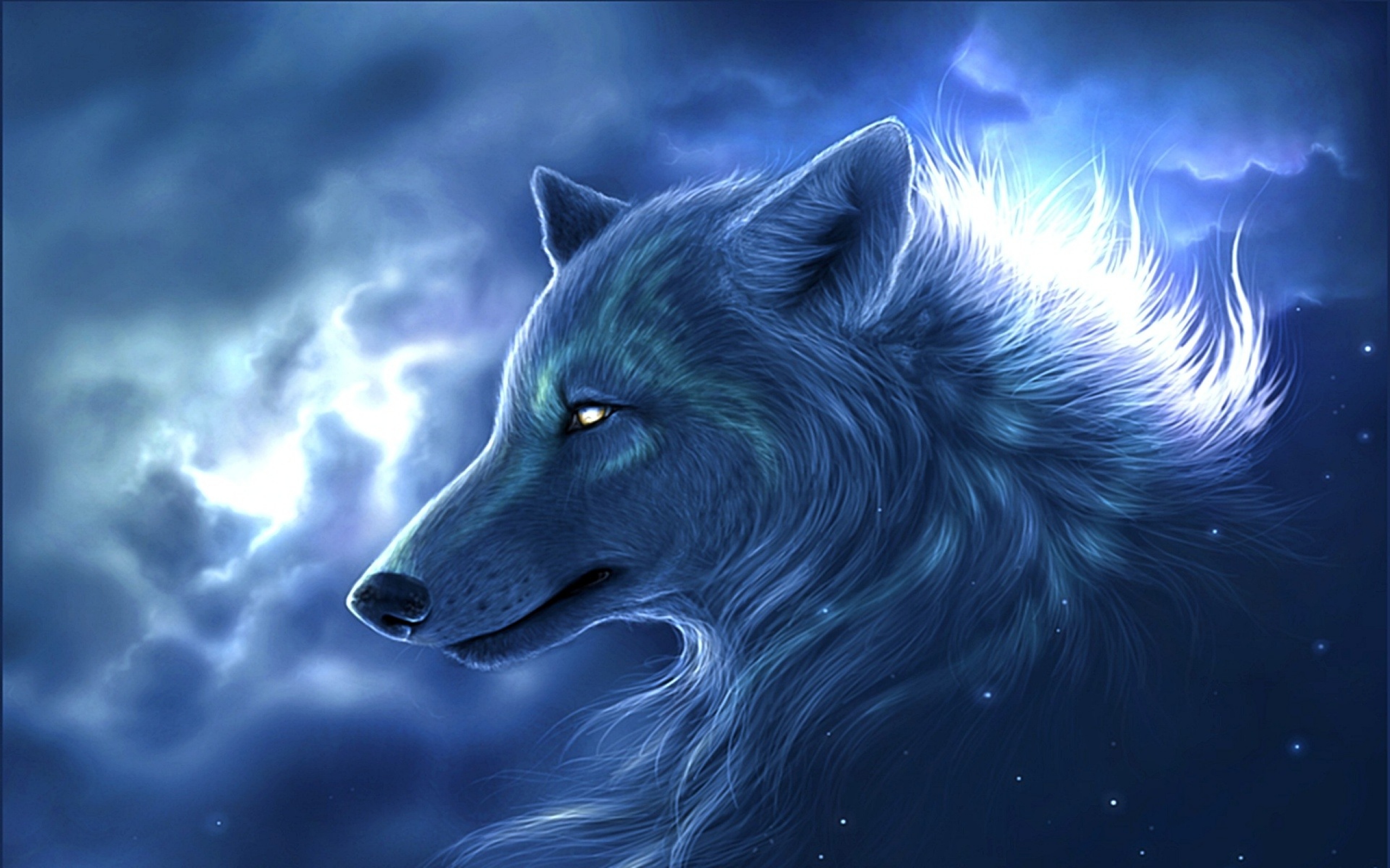 Mythical Wolf Drawings Wallpapers