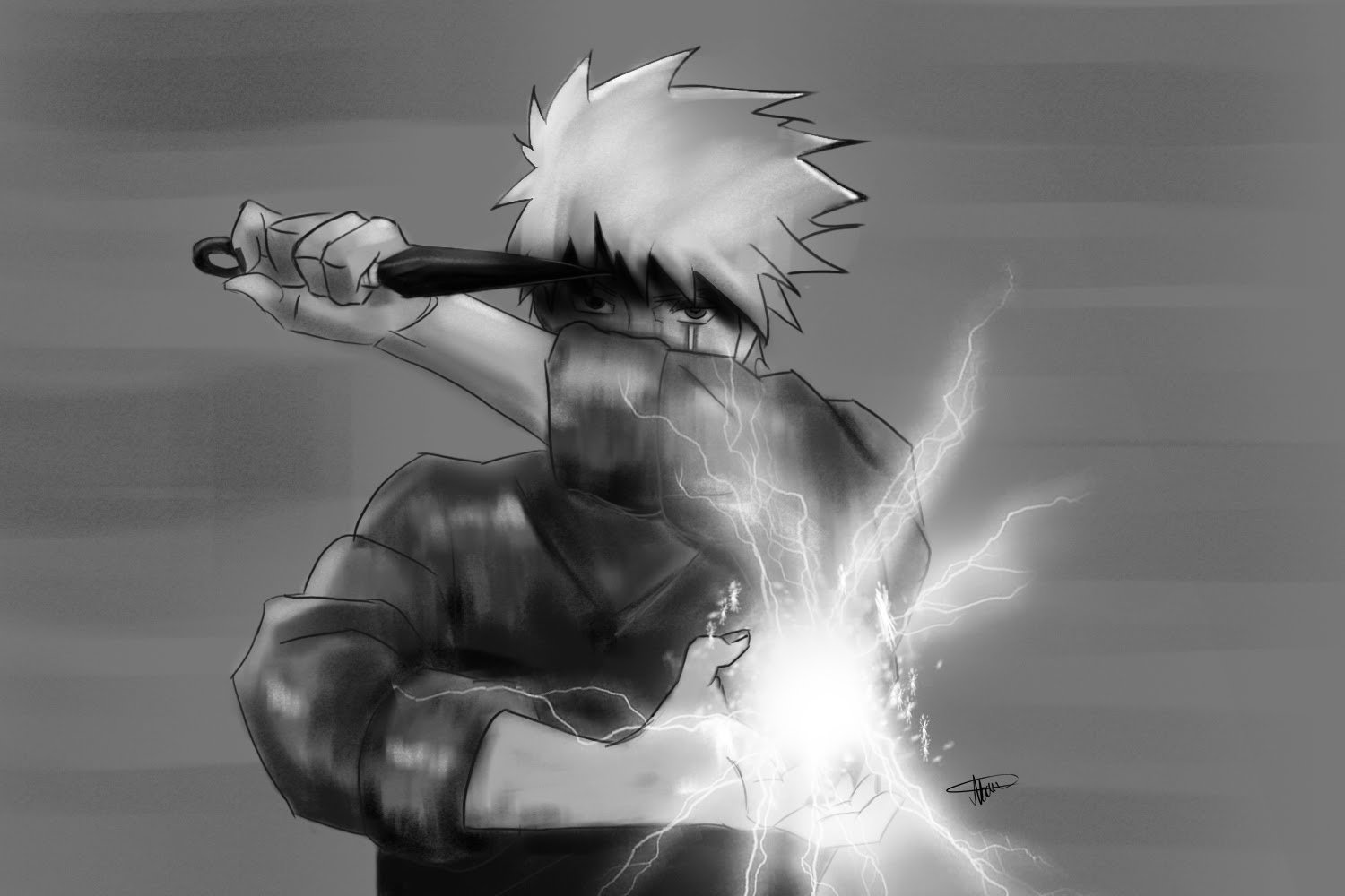 Naruto Holding Kunai Wallpapers