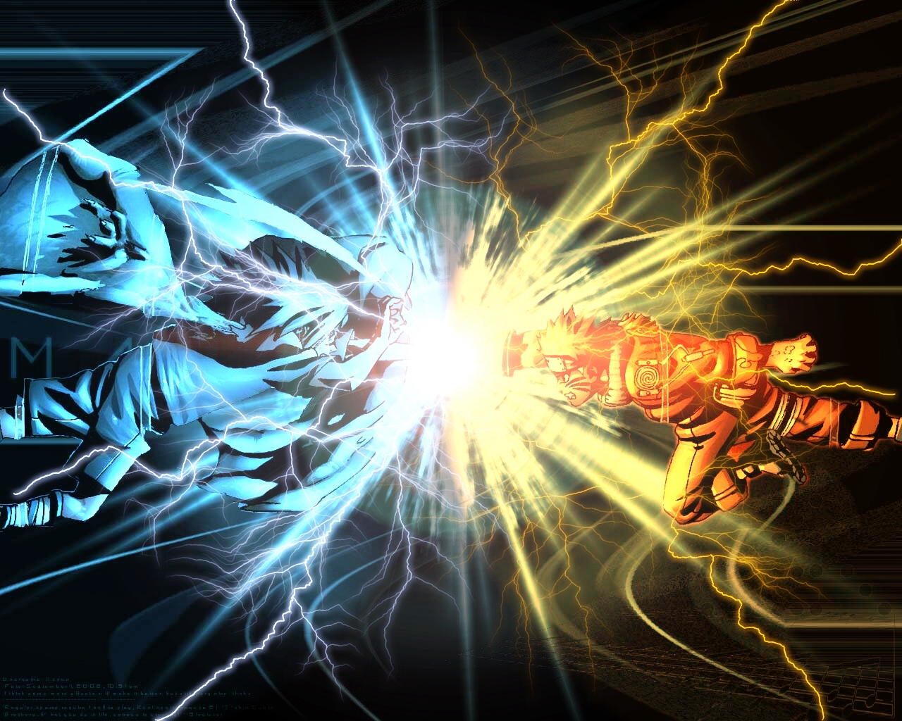 Naruto Rasengan Vs Sasuke Chidori Wallpapers